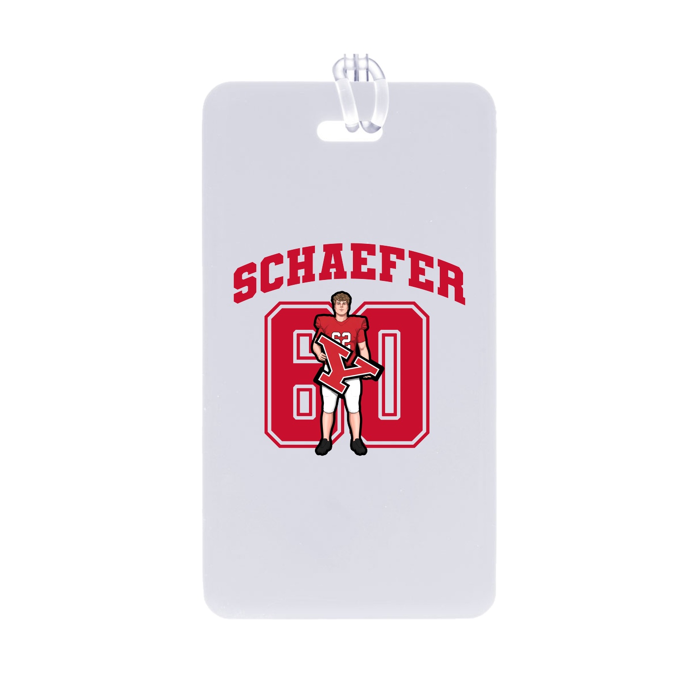 Bag Tag — Number in Classic