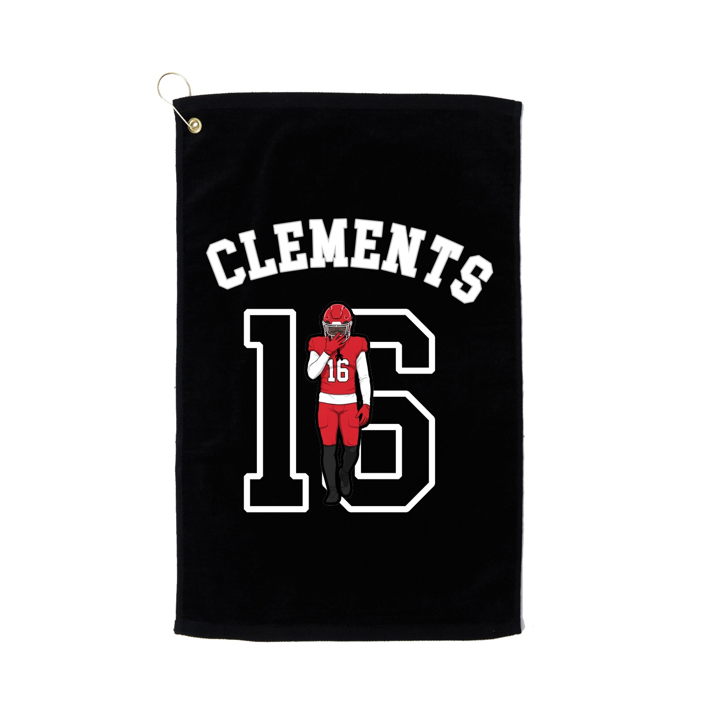 Golf Towel — Shirsey Arch in Black
