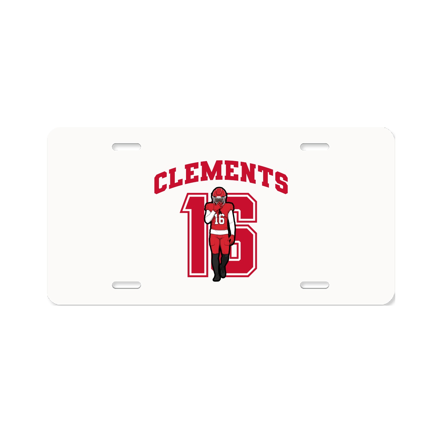 License Plate — Number in Classic