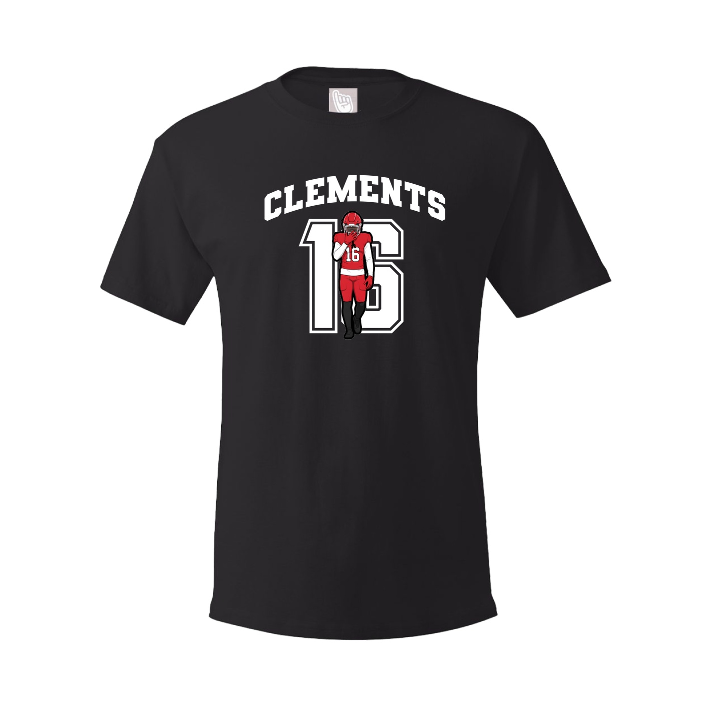 Youth Tee — Number in Black