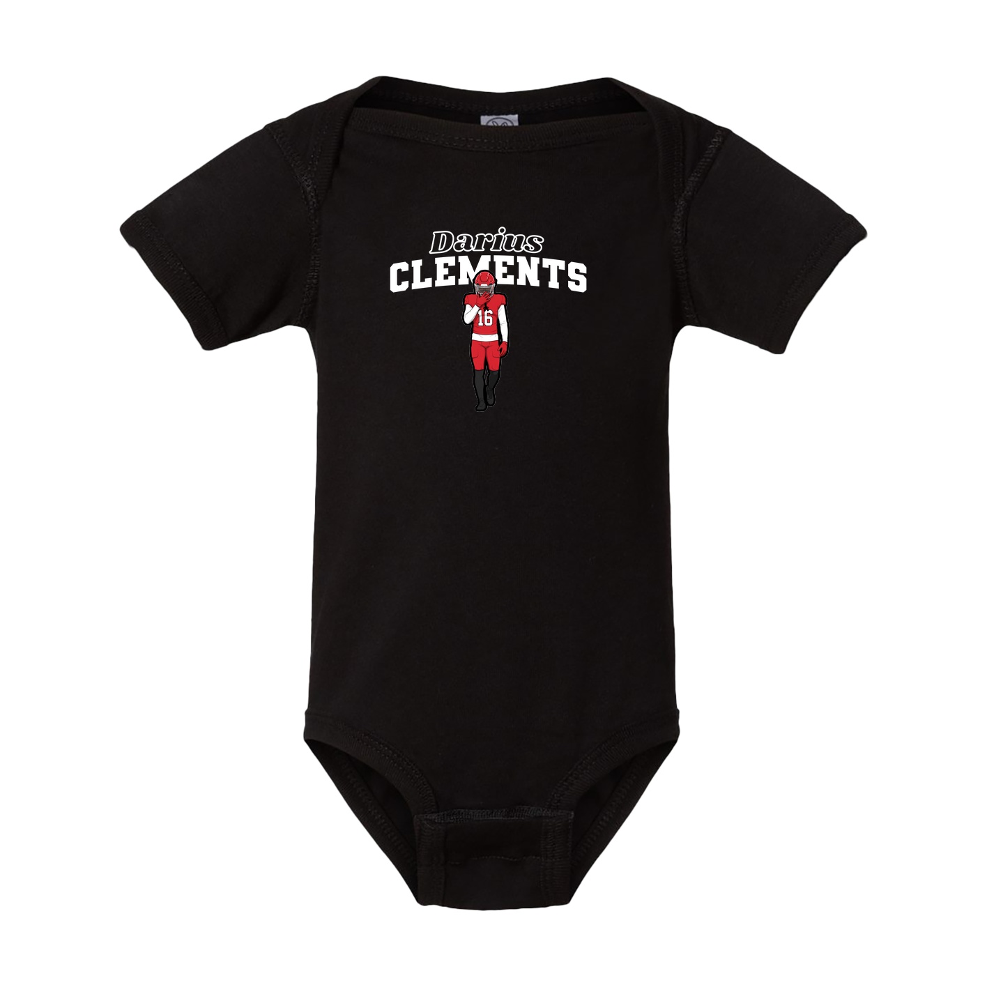 Baby Onesie — Name Arch in Black