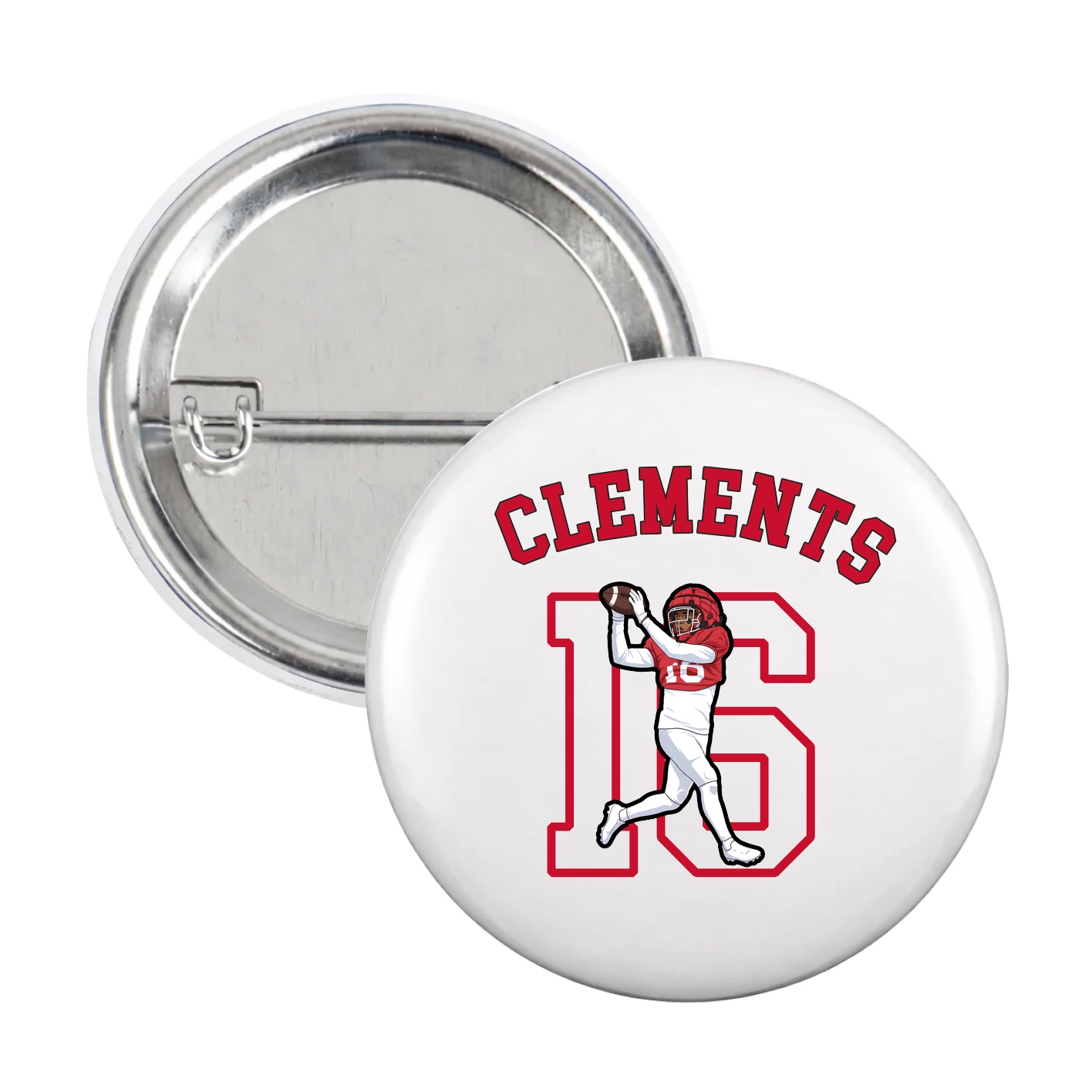 Game Day Button — Shirsey Arch in White