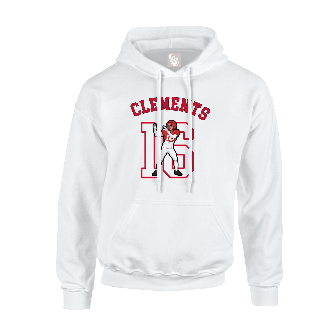 Hoodie — Shirsey Arch in White