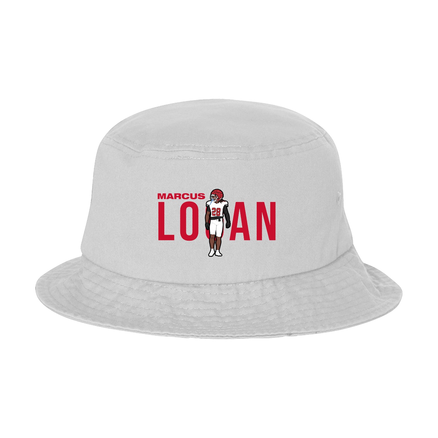 Bucket Cap — Player Name in White
