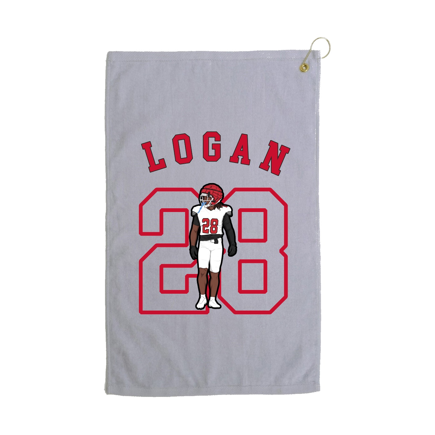 Golf Towel — Shirsey Arch in Grey
