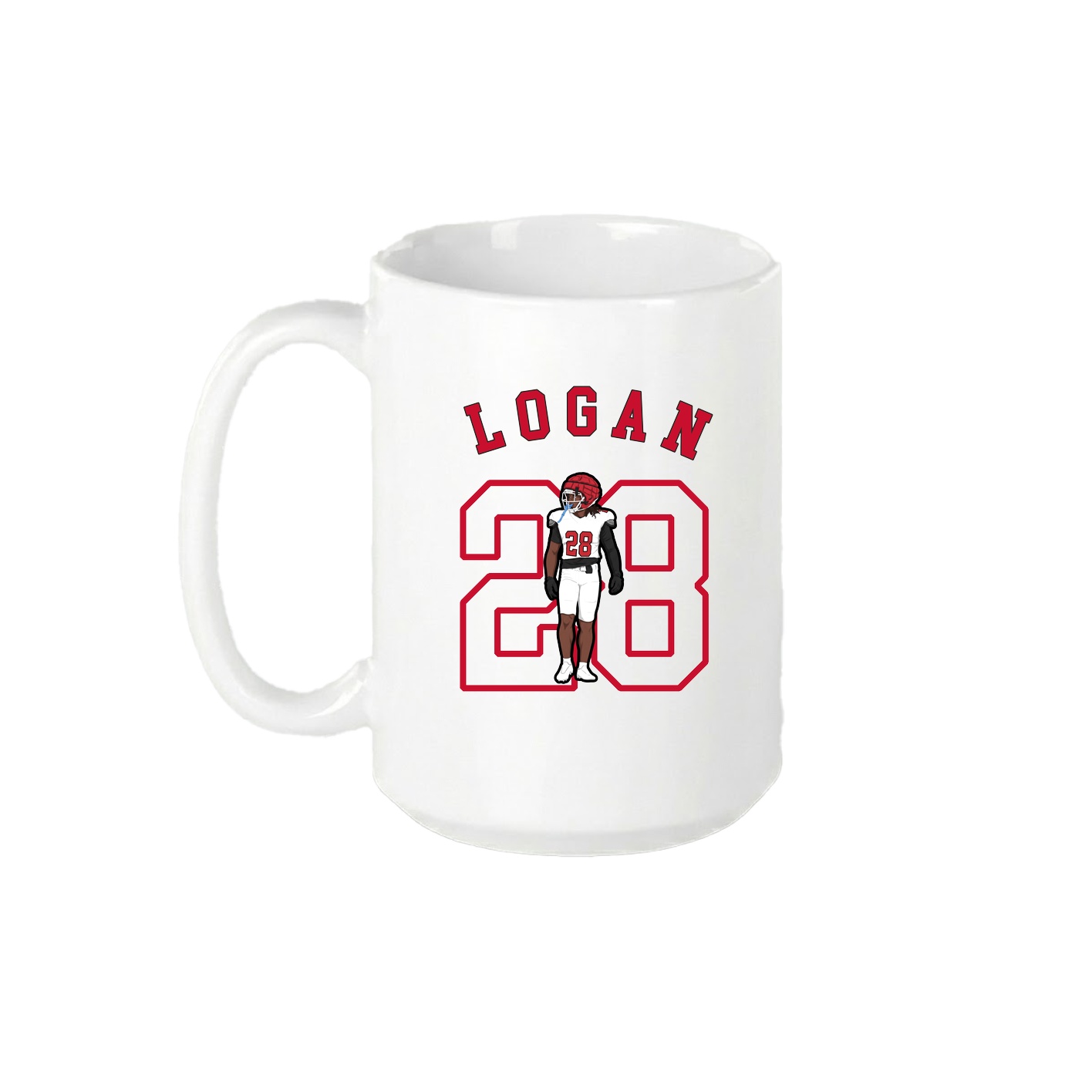 15oz Coffee Mug — Shirsey Arch in White