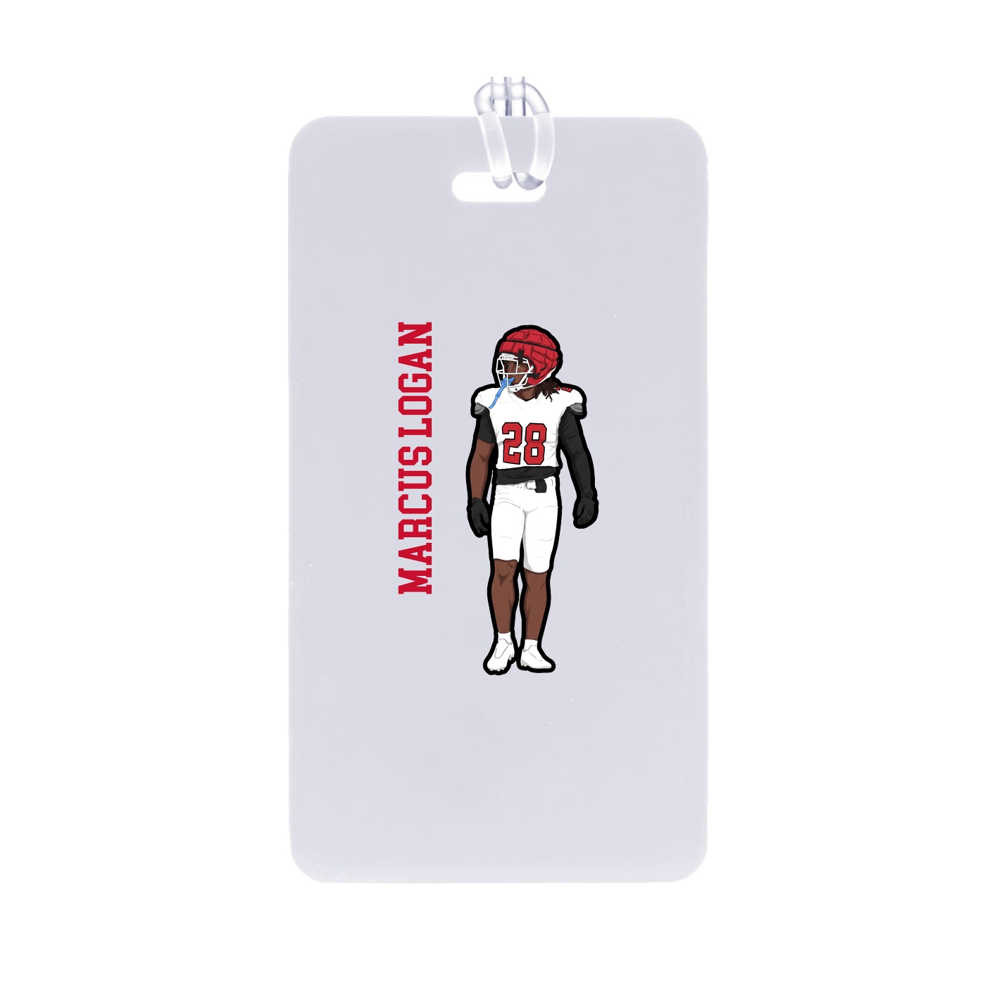 Bag Tag — Name Vertical in Classic