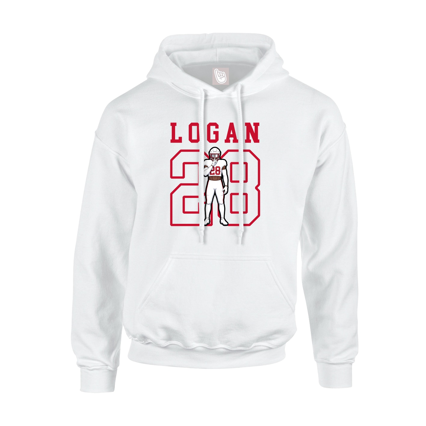Youth Hoodie — Shirsey in White