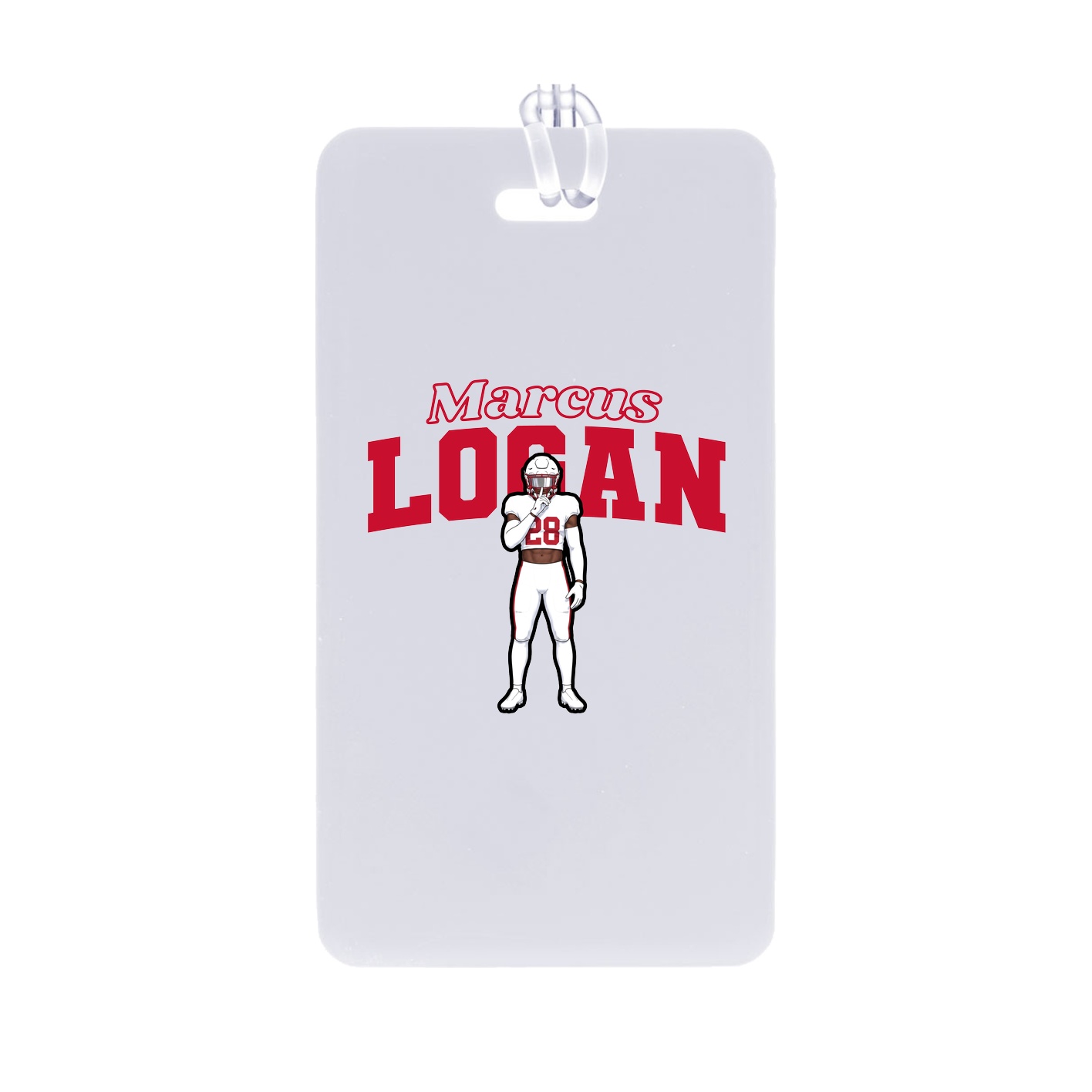 Bag Tag — Name Arch in Classic