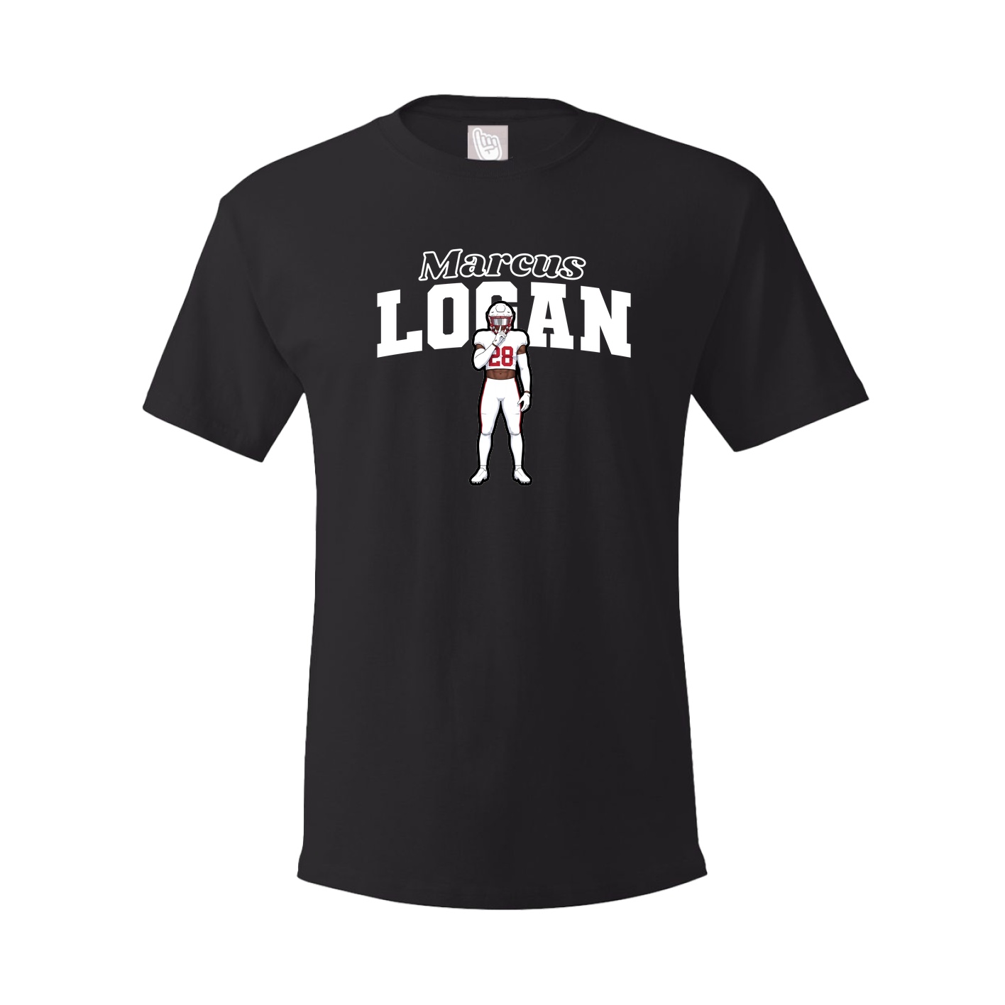 Youth Tee — Name Arch in Black