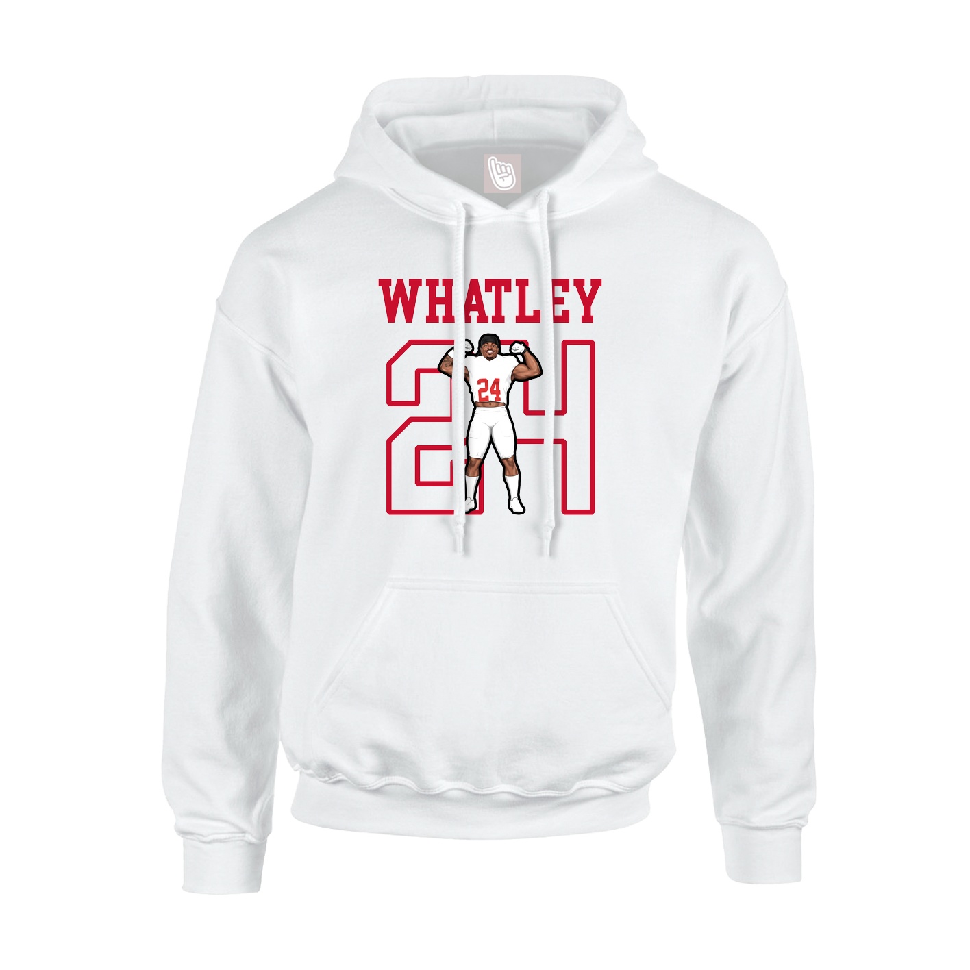 Hoodie — Shirsey in White
