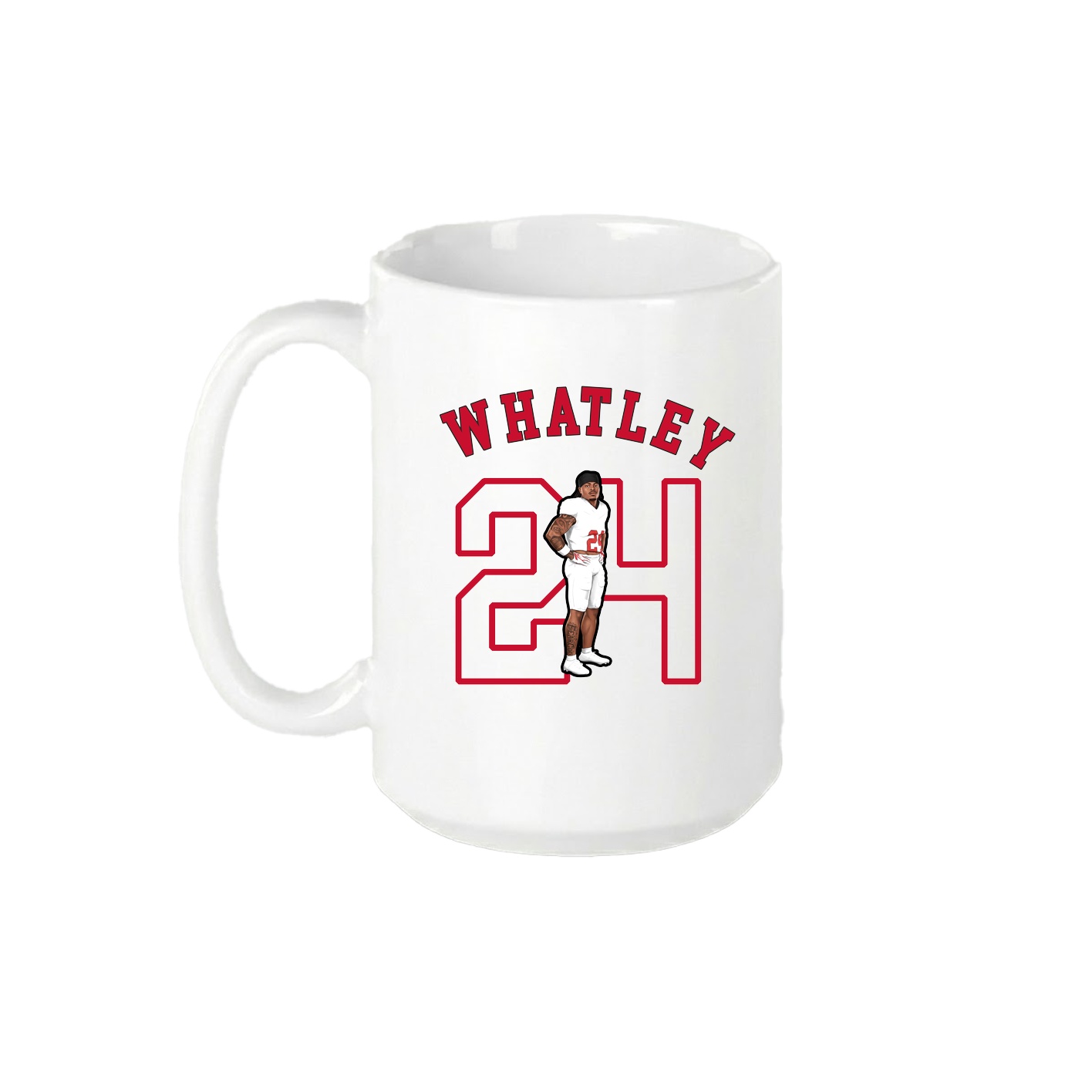15oz Coffee Mug — Shirsey Arch in White