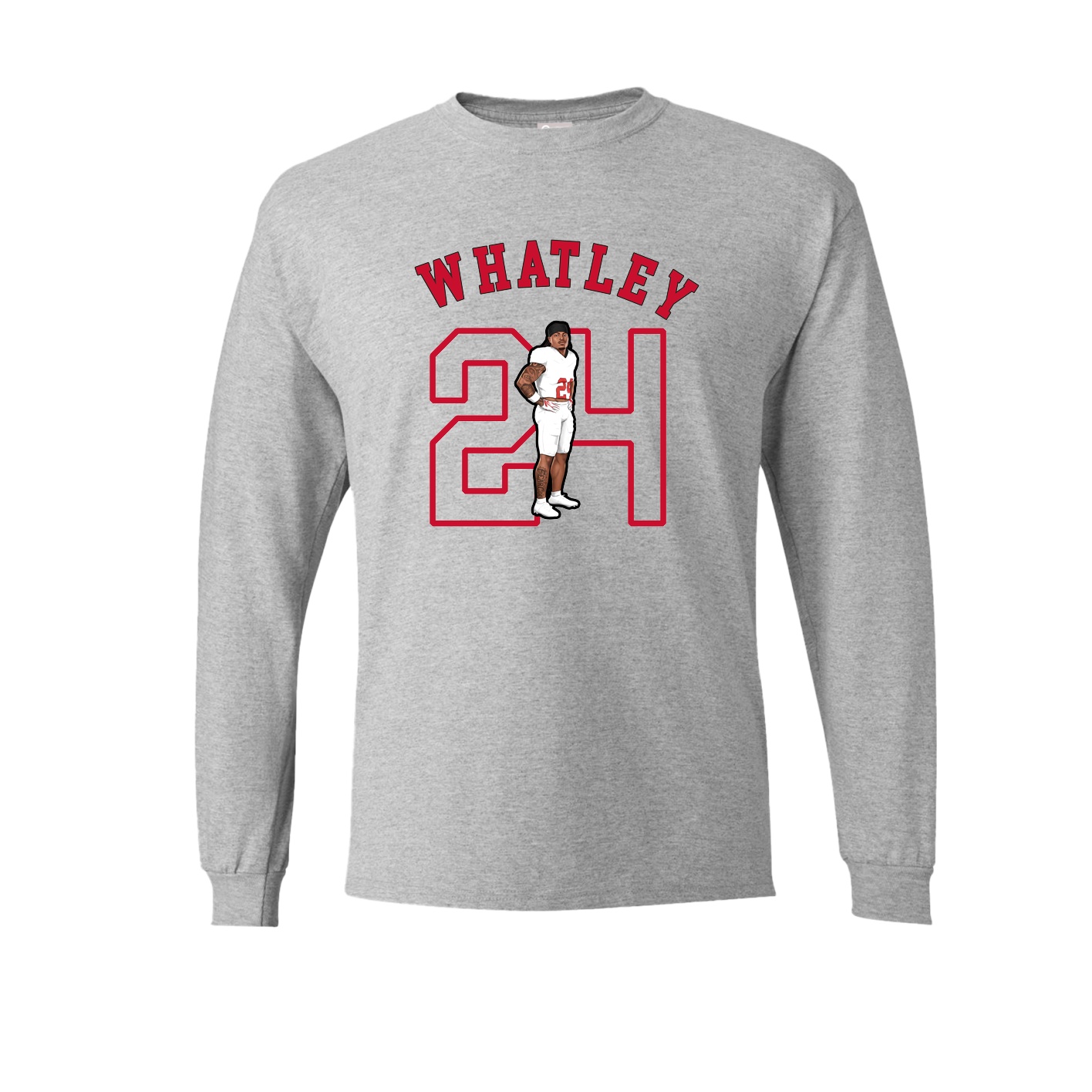 Long Sleeve Tee — Shirsey Arch in Grey