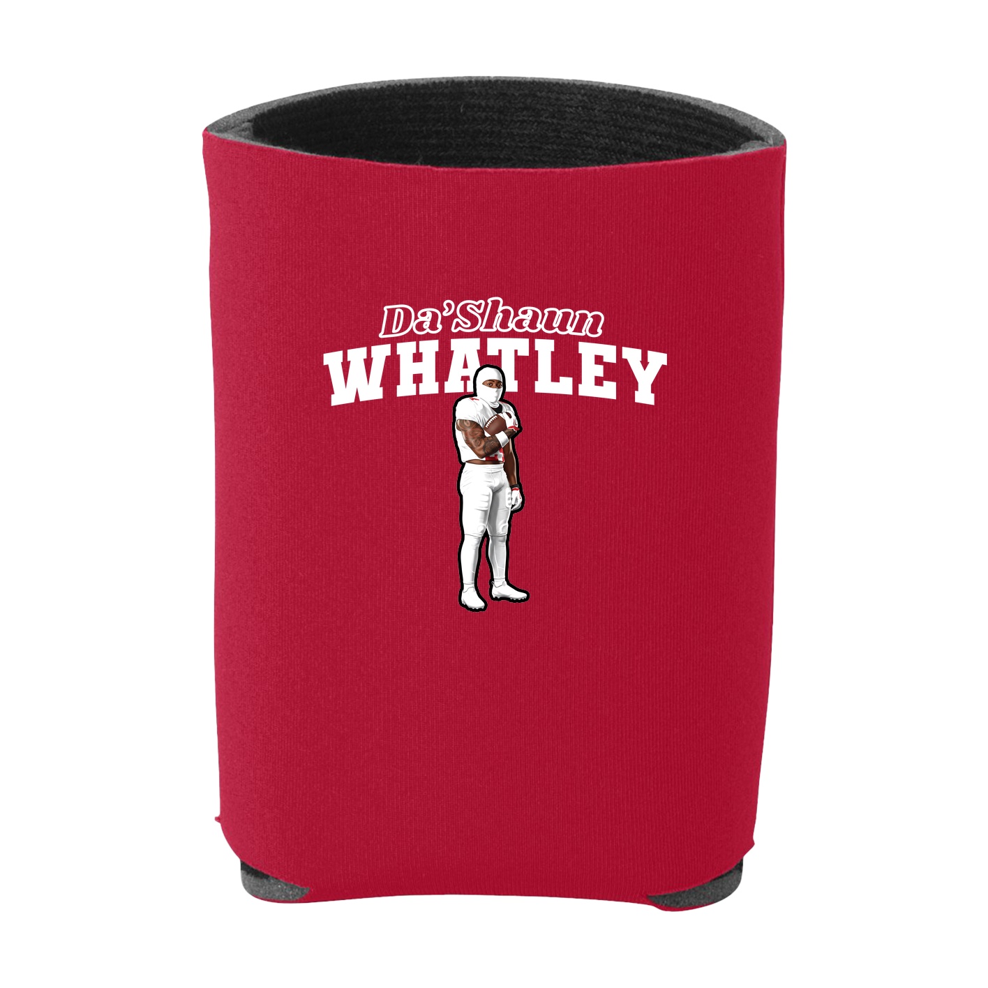 Can Holder — Name Arch in Red
