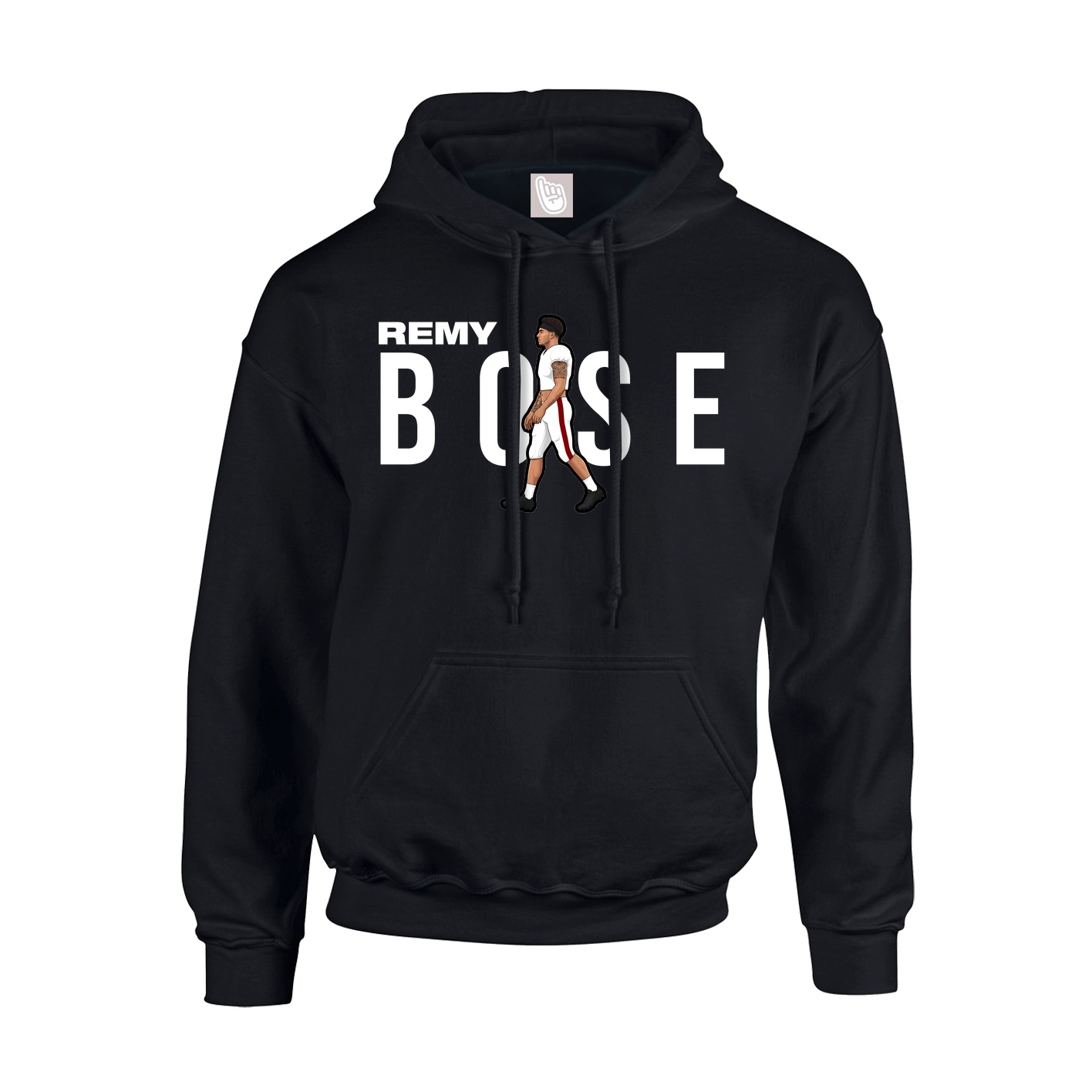 Hoodie — Player Name in Black