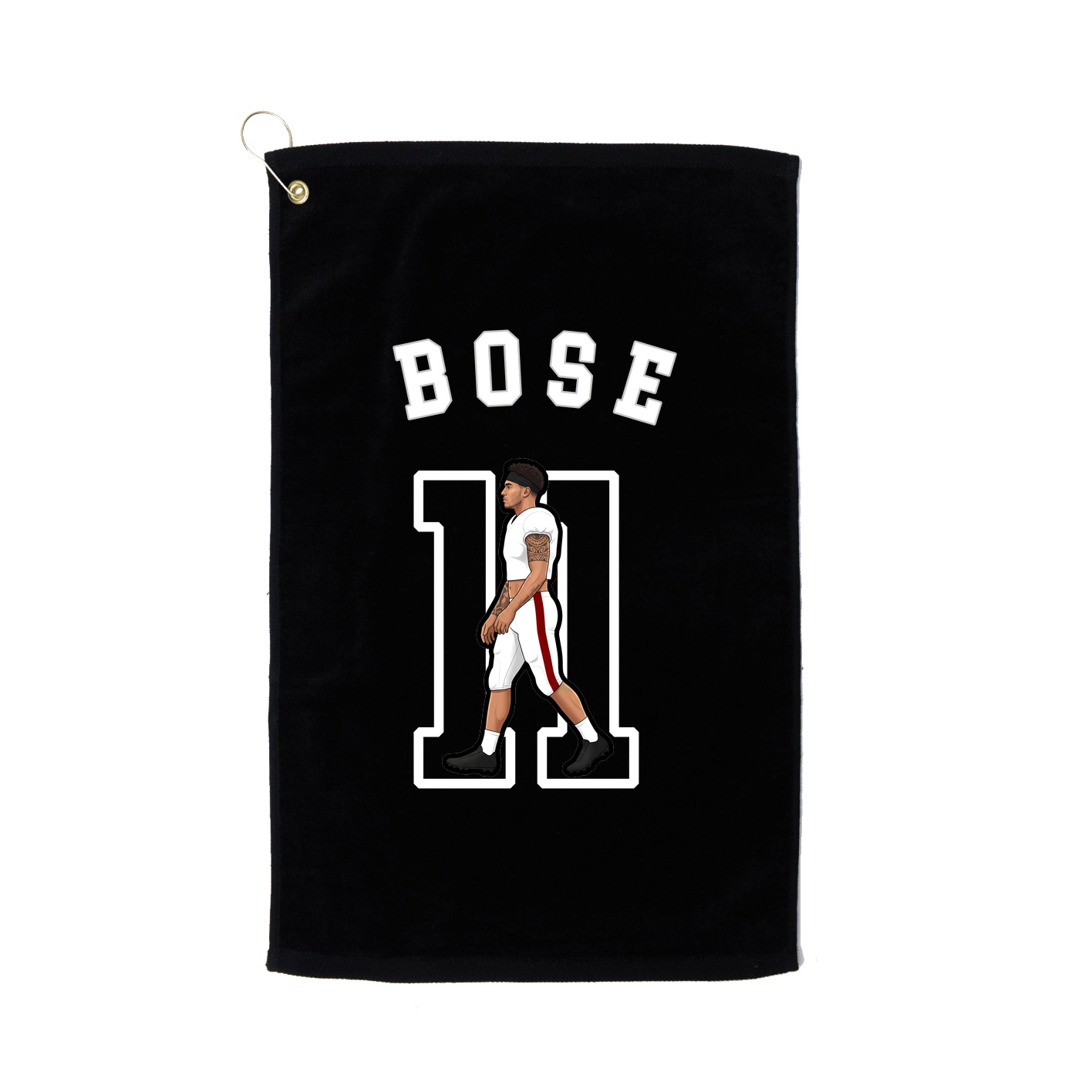Golf Towel — Shirsey Arch in Black