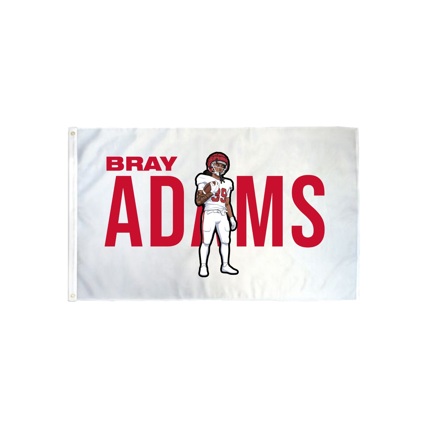 3x5 Flag — Player Name in Classic