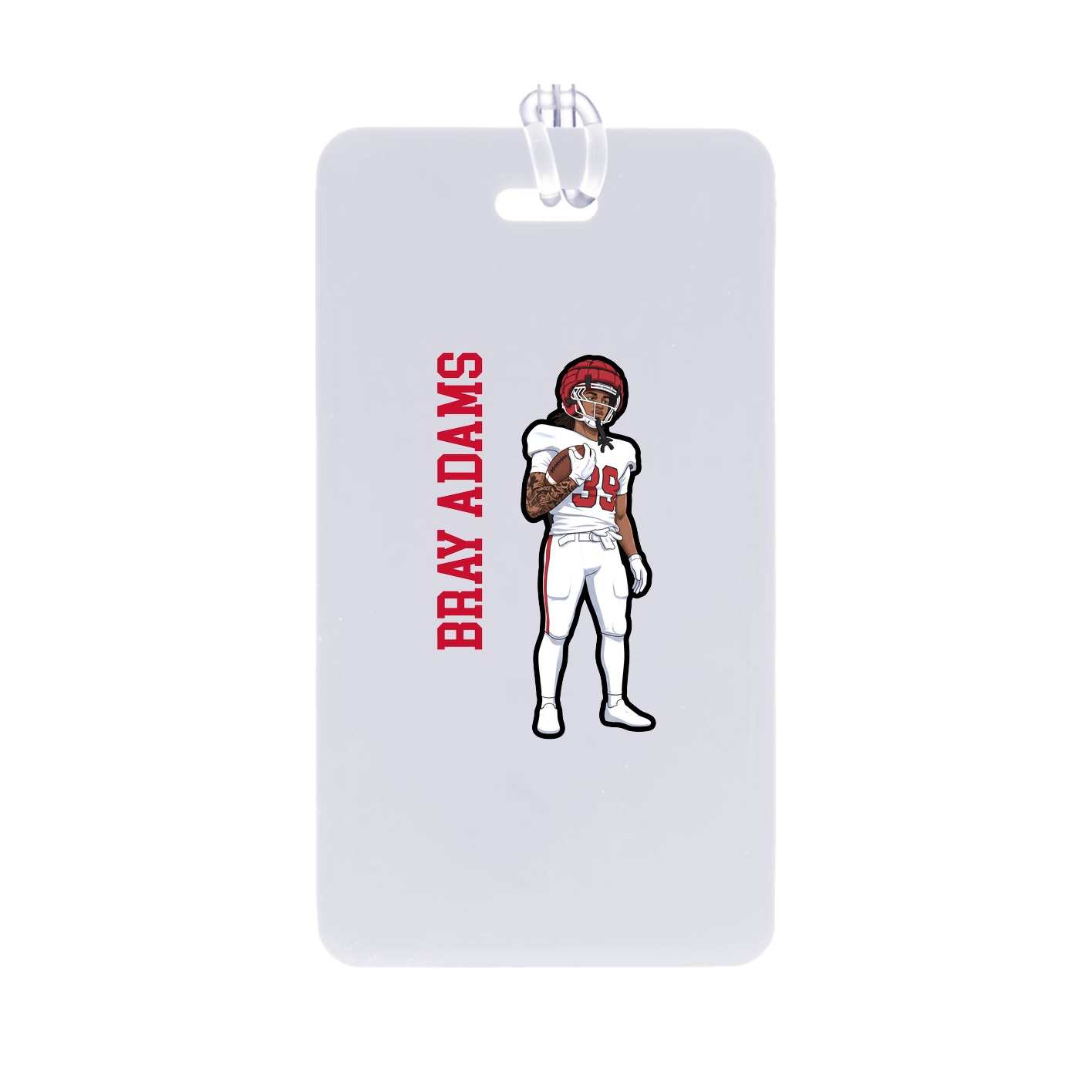 Bag Tag — Name Vertical in Classic