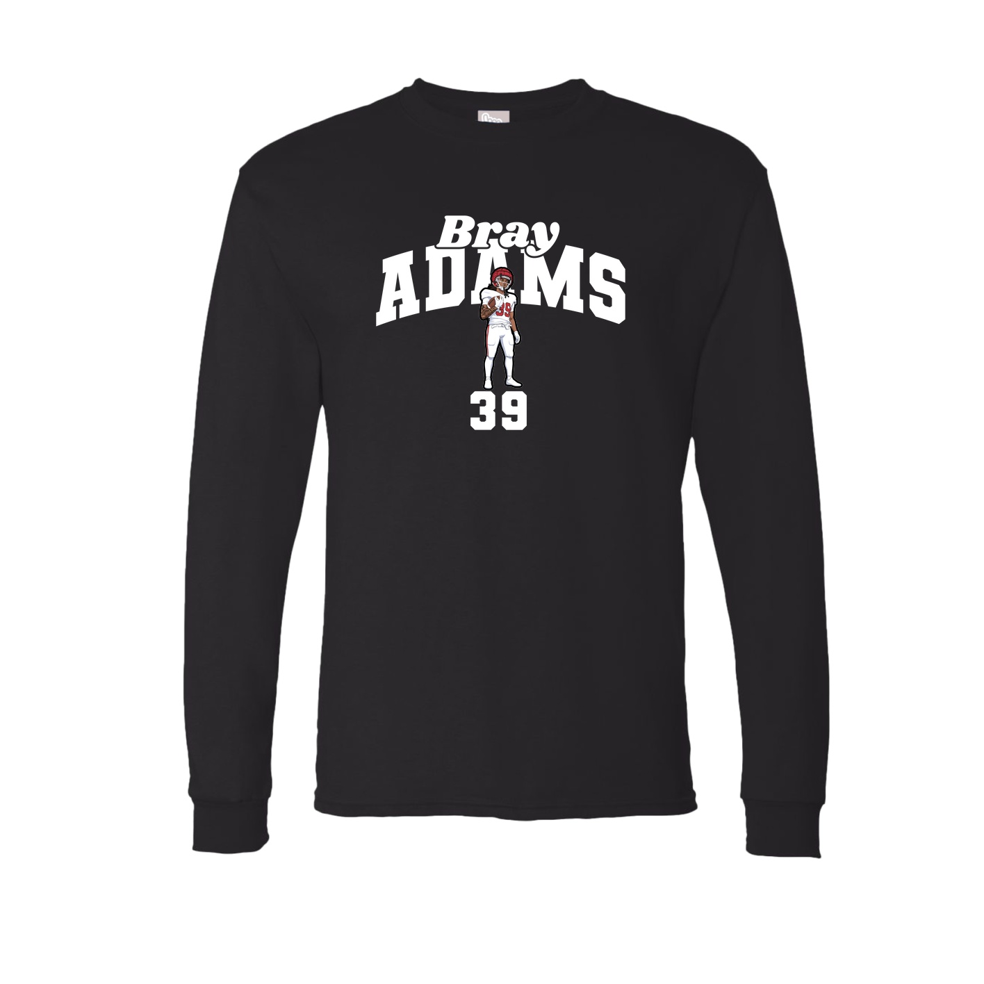 Long Sleeve Tee — Signature Arch in Black