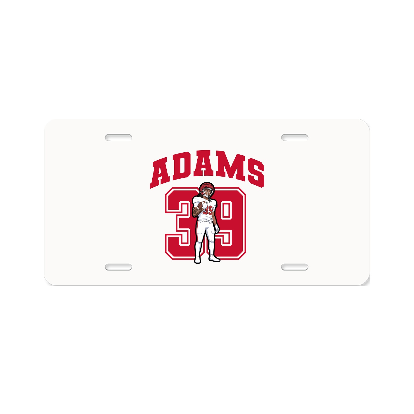 License Plate — Number in Classic