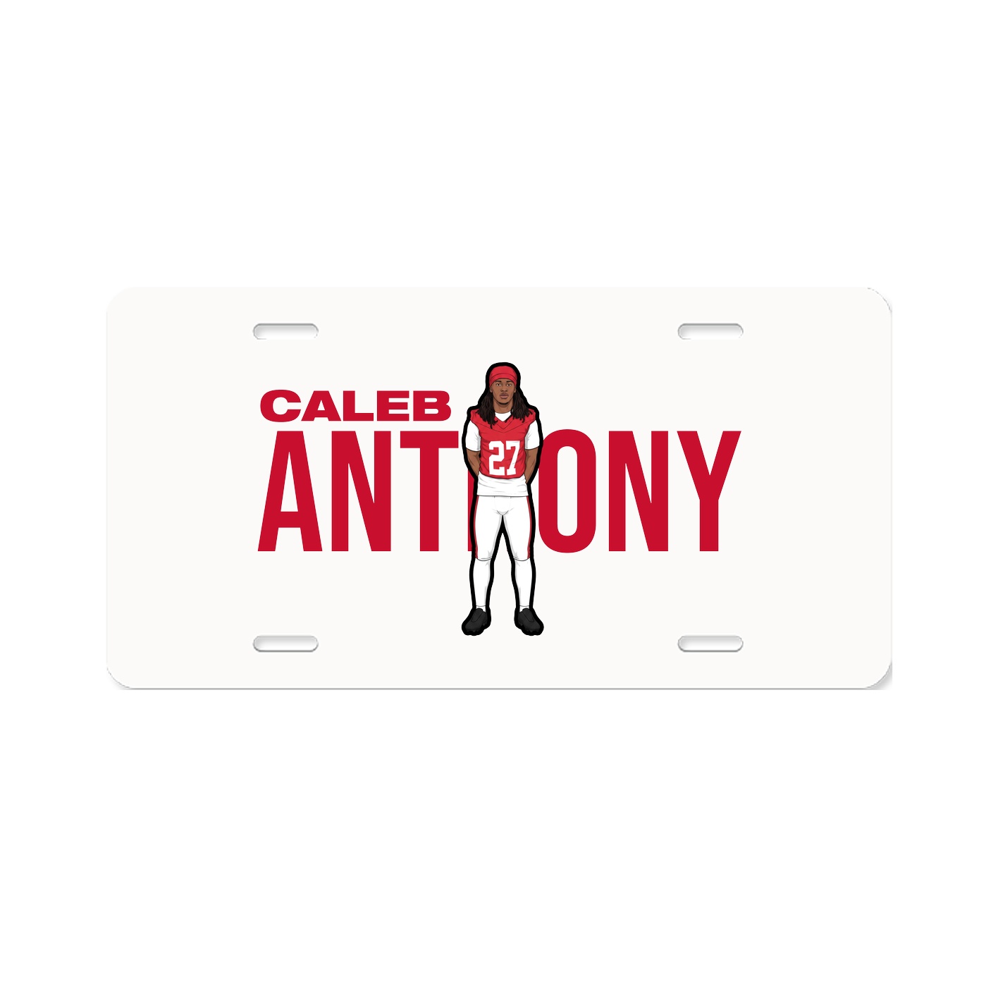 License Plate — Player Name in Classic