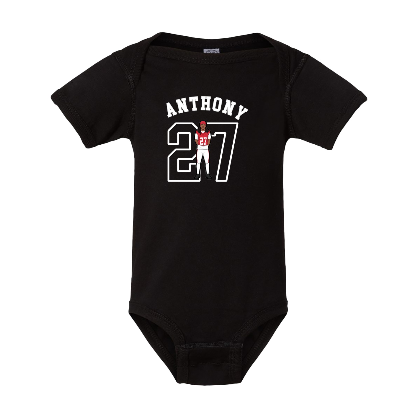 Baby Onesie — Shirsey Arch in Black