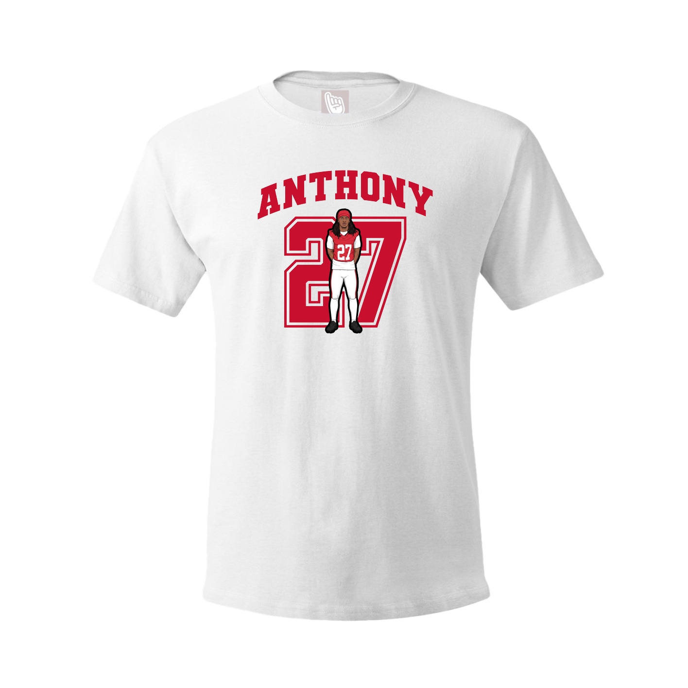 Tee — Number in White
