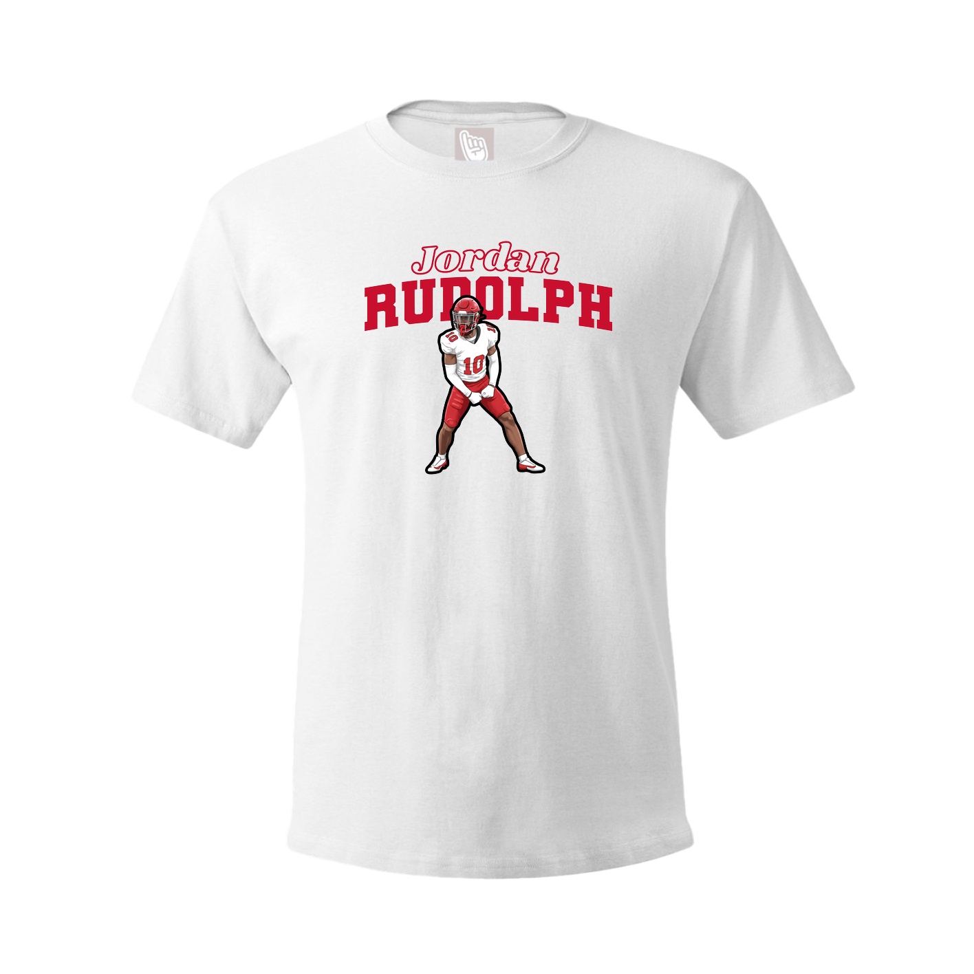 Tee — Name Arch in White