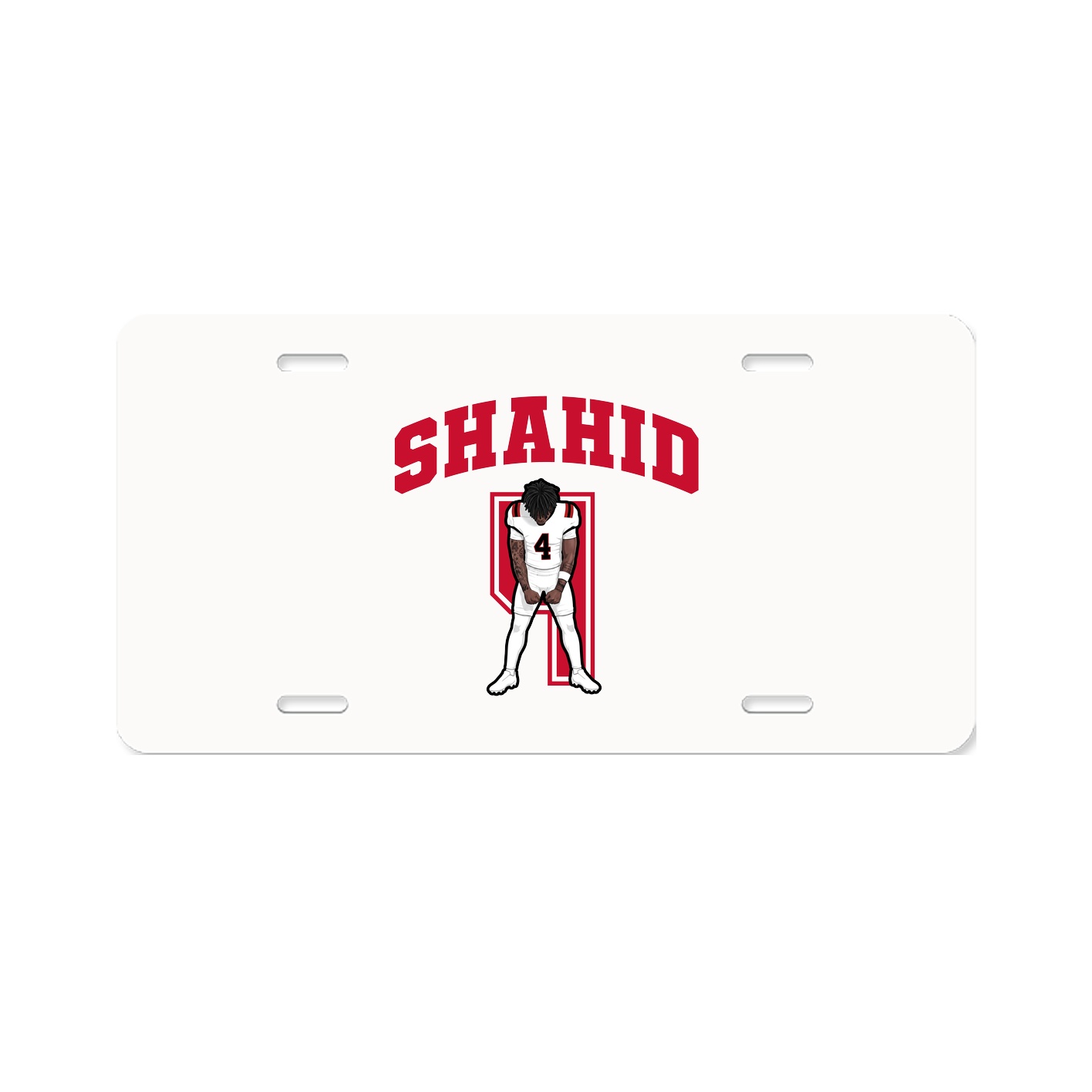 License Plate — Number in Classic