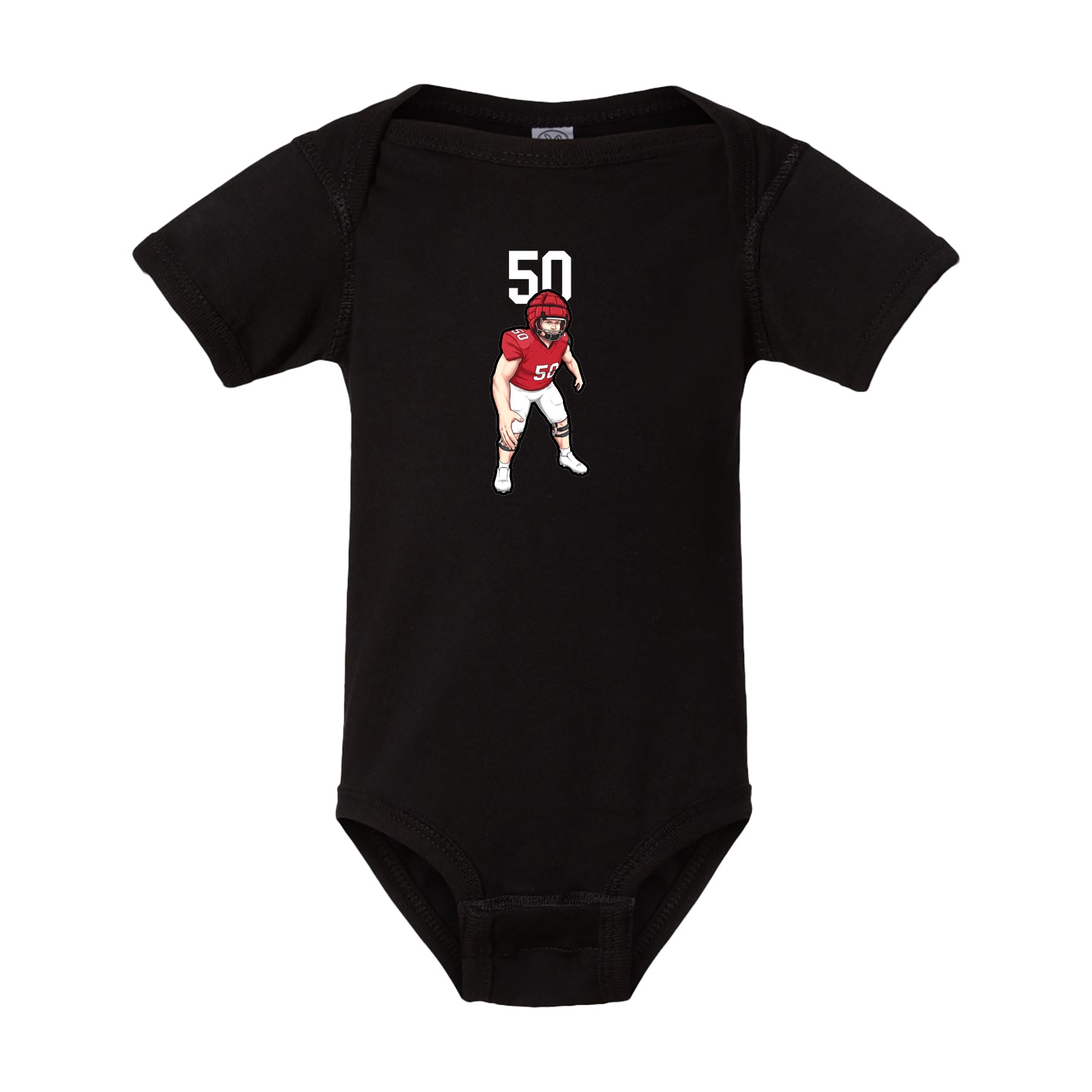 Baby Onesie — Number Top in Black