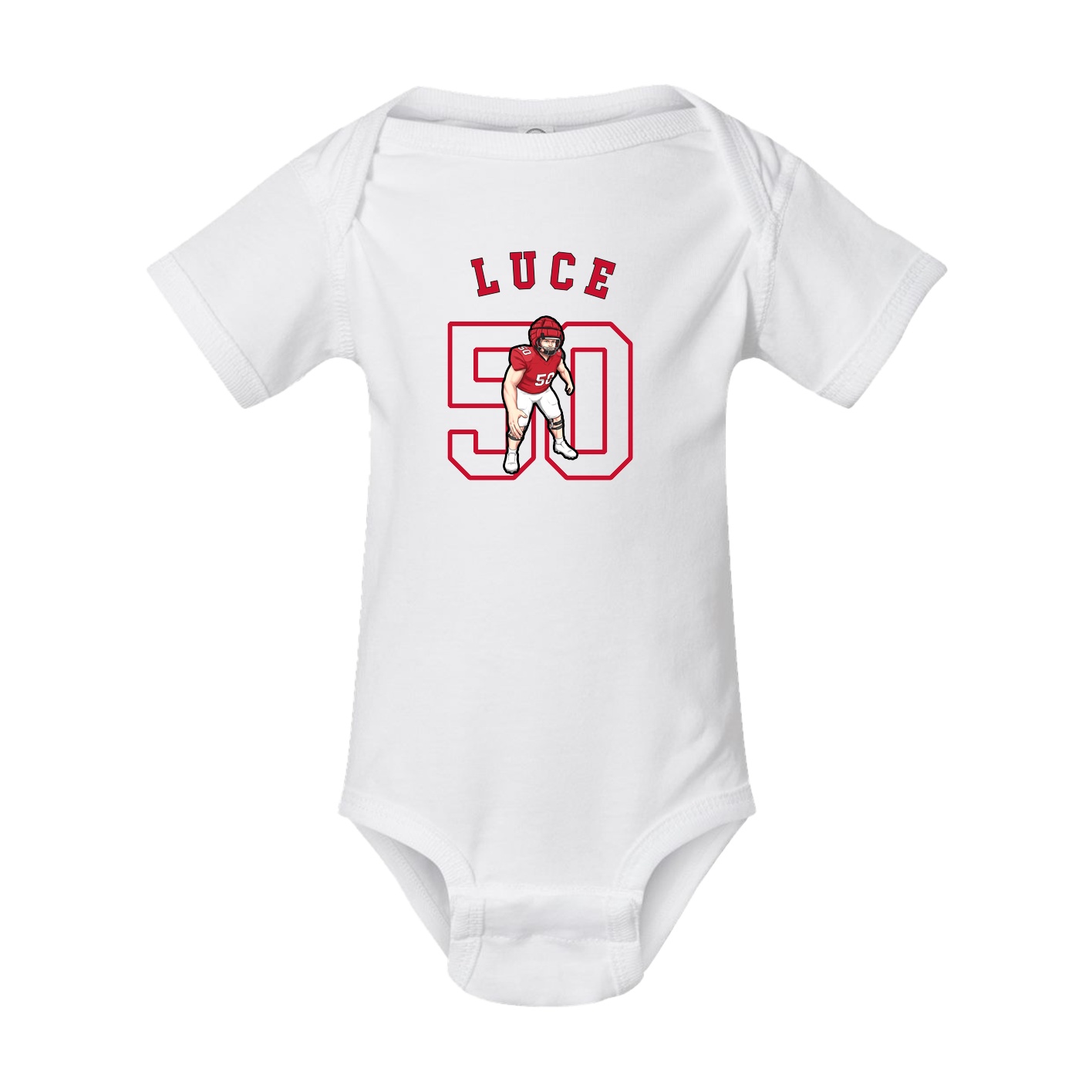 Baby Onesie — Shirsey Arch in White