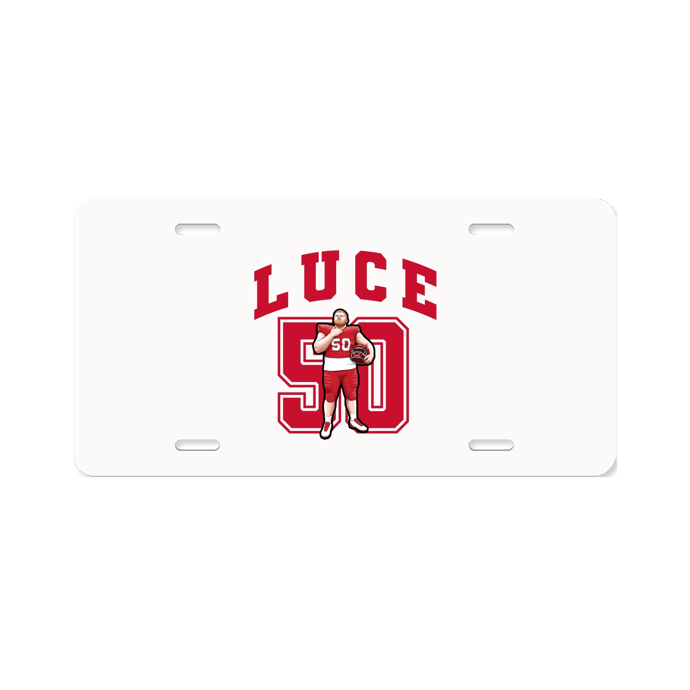 License Plate — Number in Classic