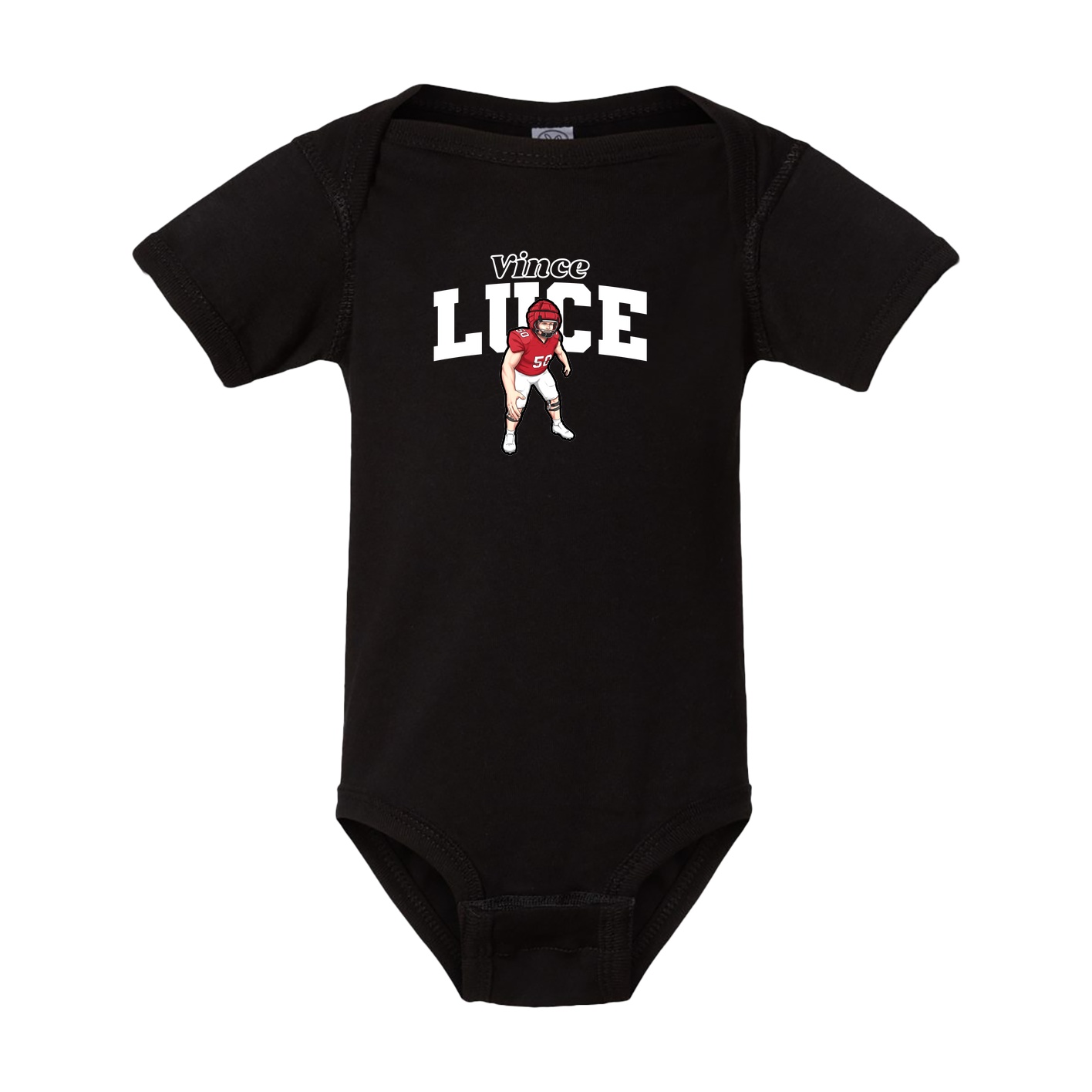 Baby Onesie — Name Arch in Black