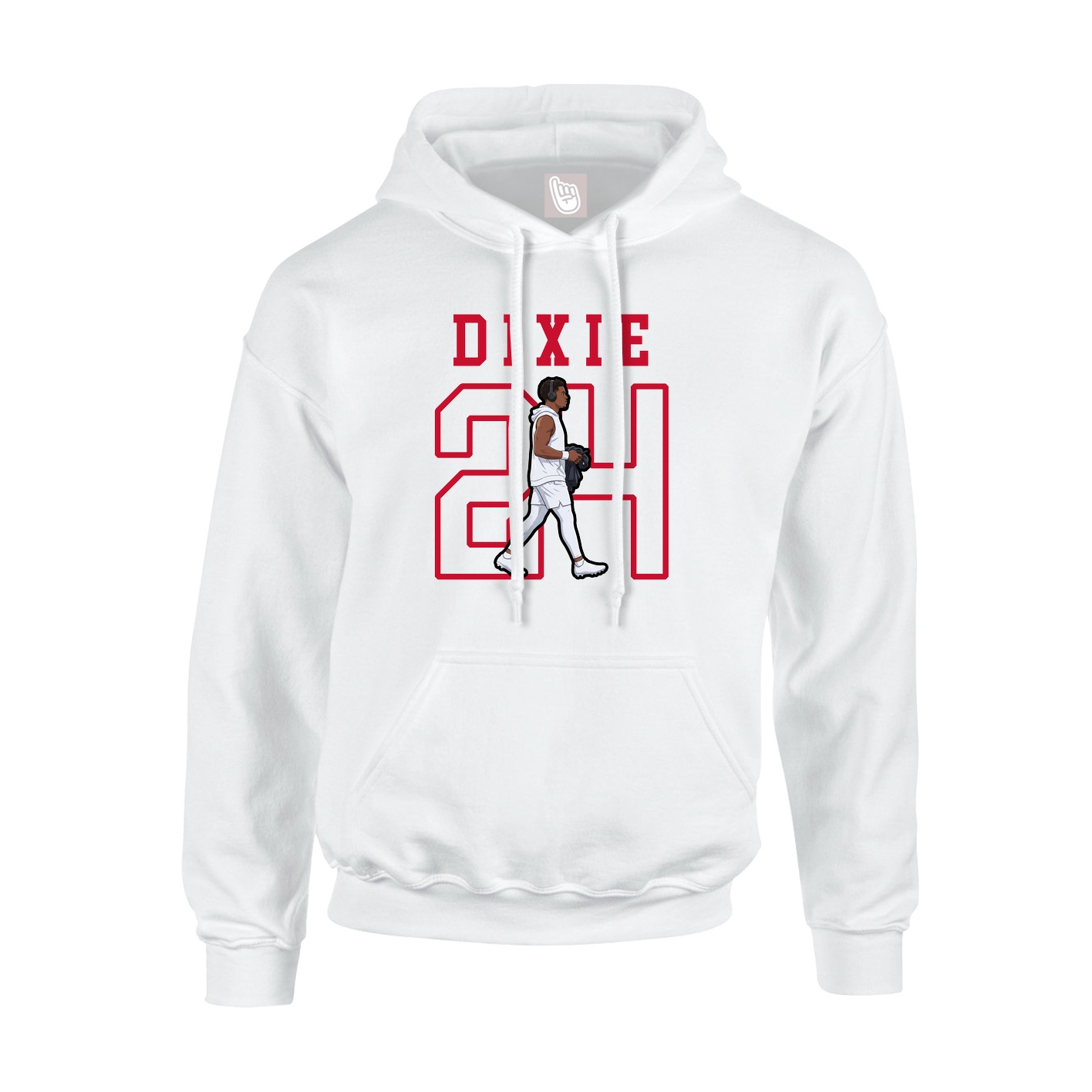 Hoodie — Shirsey in White