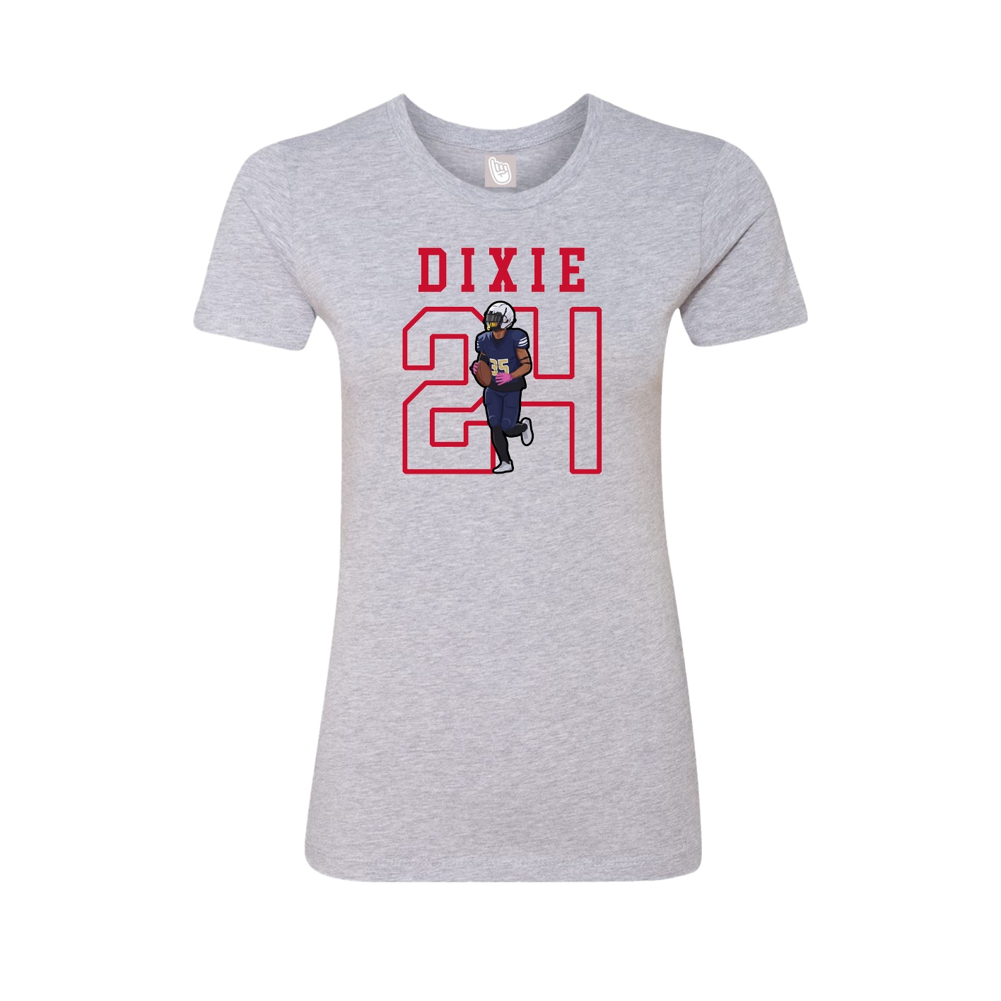 Fitted Women's Tee — Shirsey in Grey