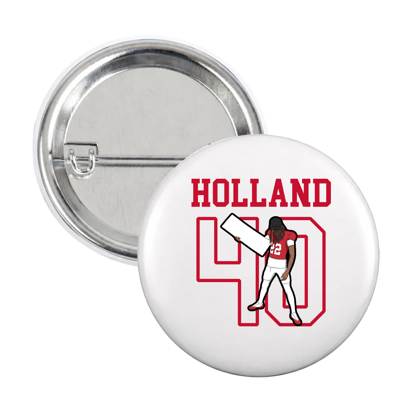 Game Day Button — Shirsey in White