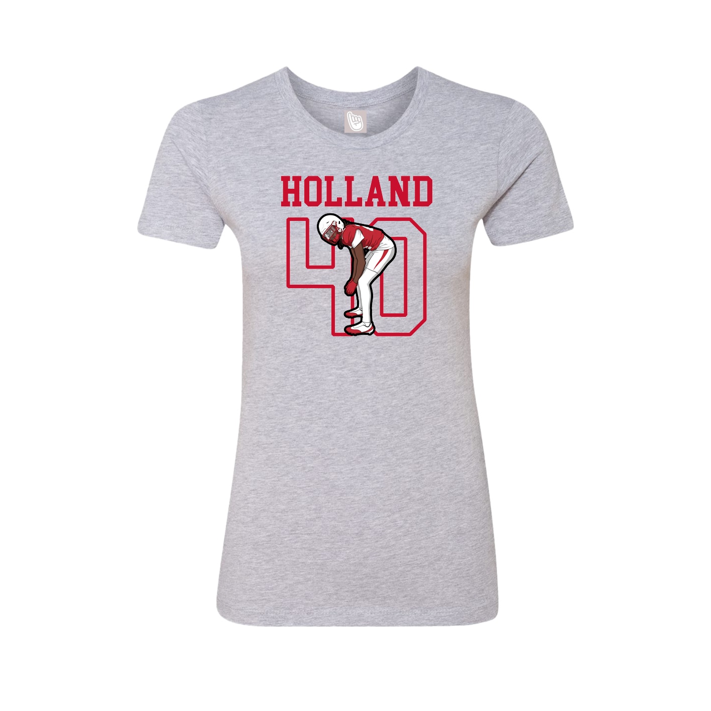 Fitted Women's Tee — Shirsey in Grey
