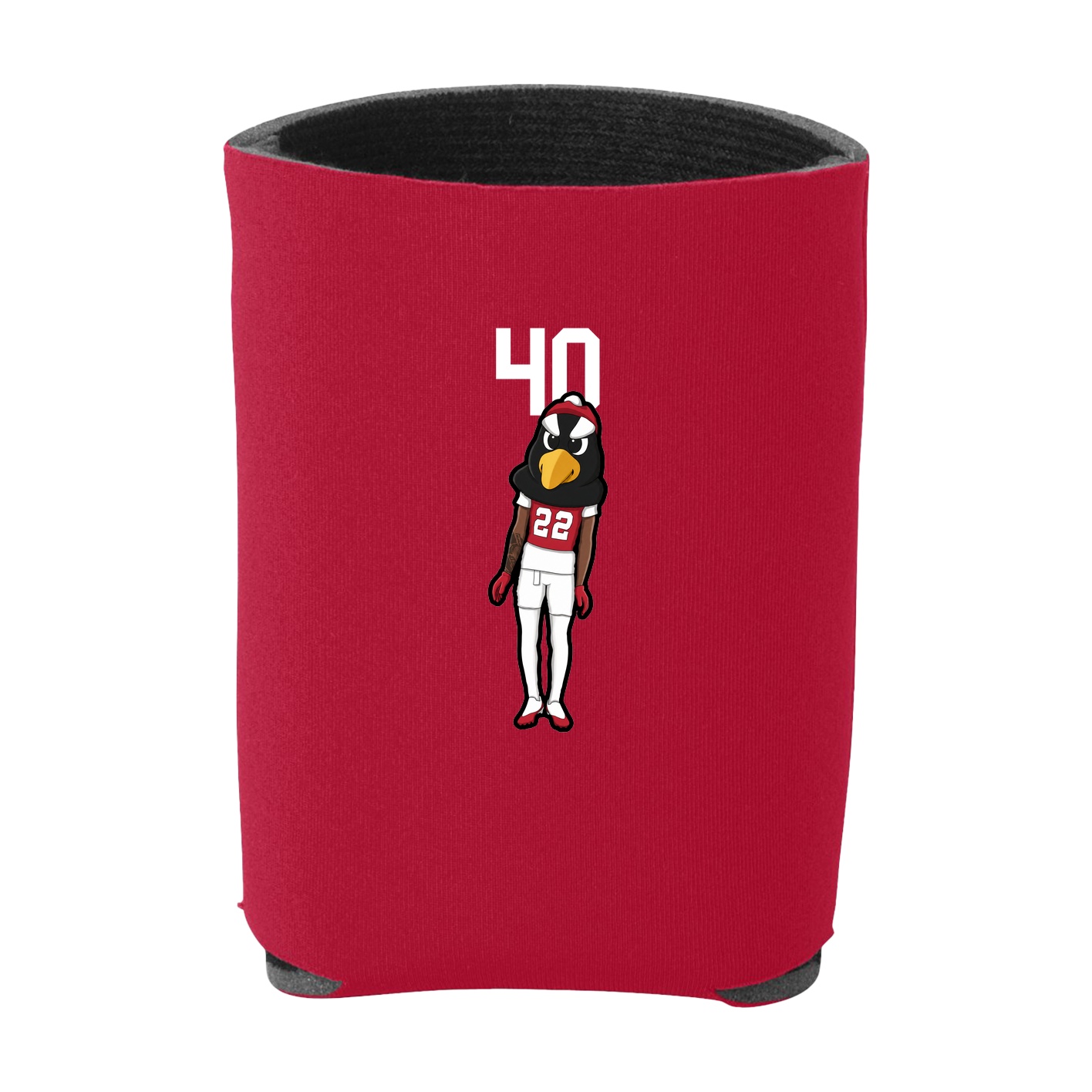 Can Holder — Number Top in Red