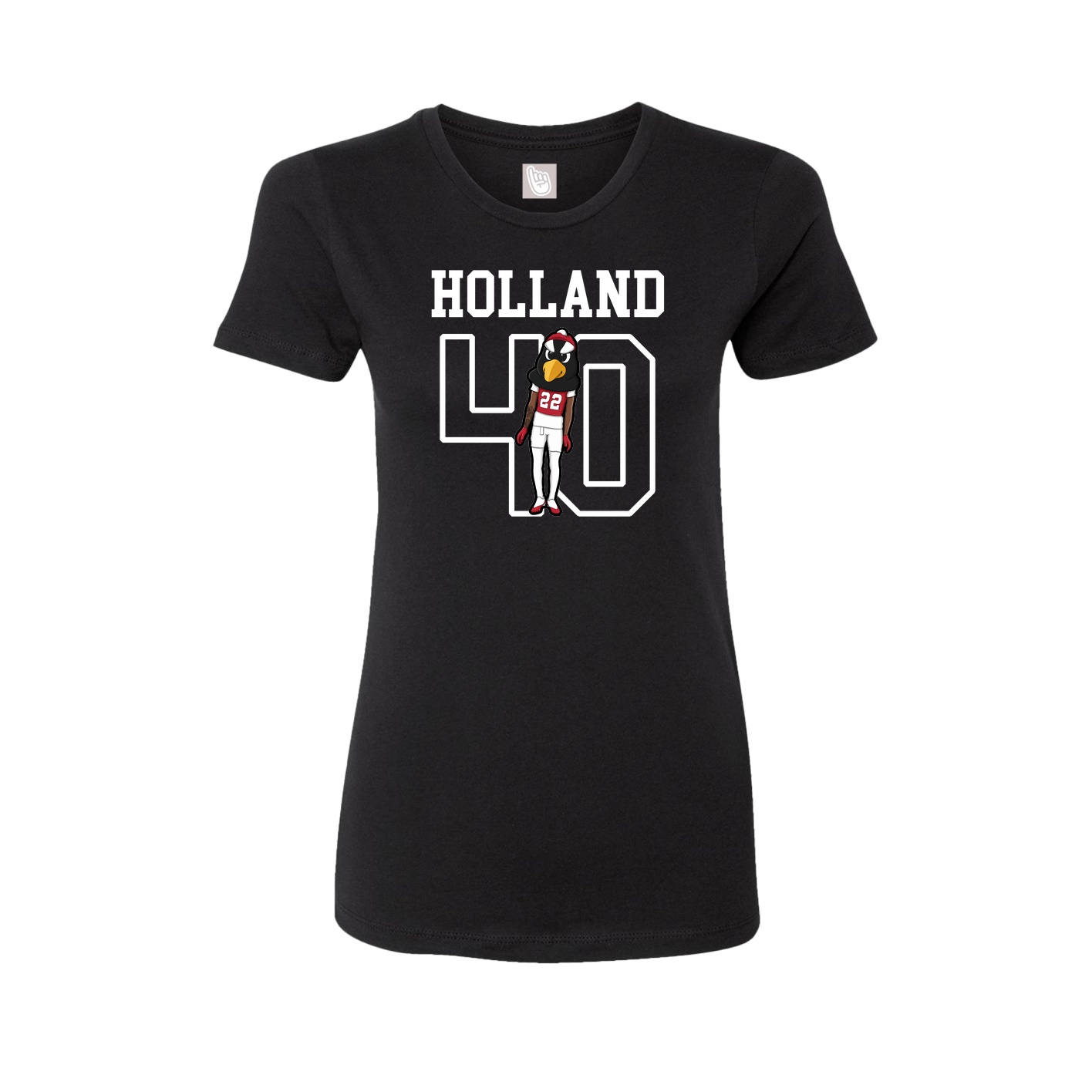 Fitted Women's Tee — Shirsey in Black