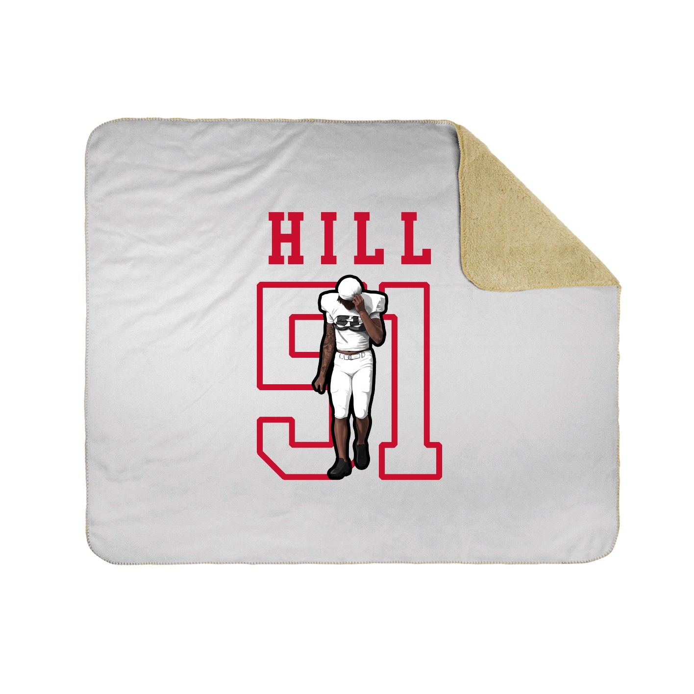 Throw Blanket — Shirsey in White