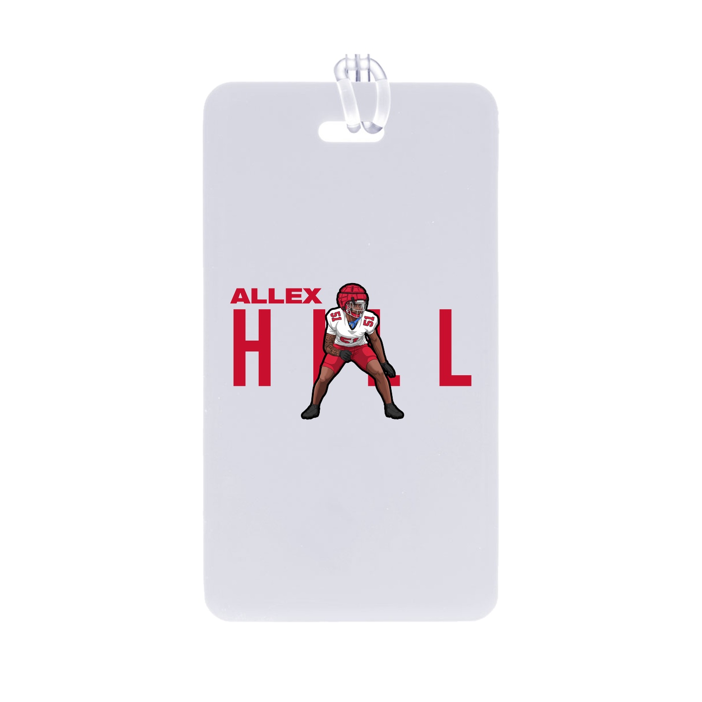 Bag Tag — Player Name in Classic