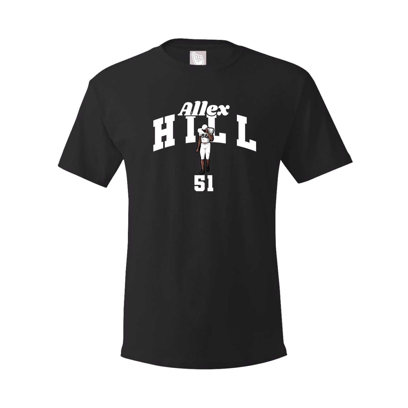 Youth Tee — Signature Arch in Black
