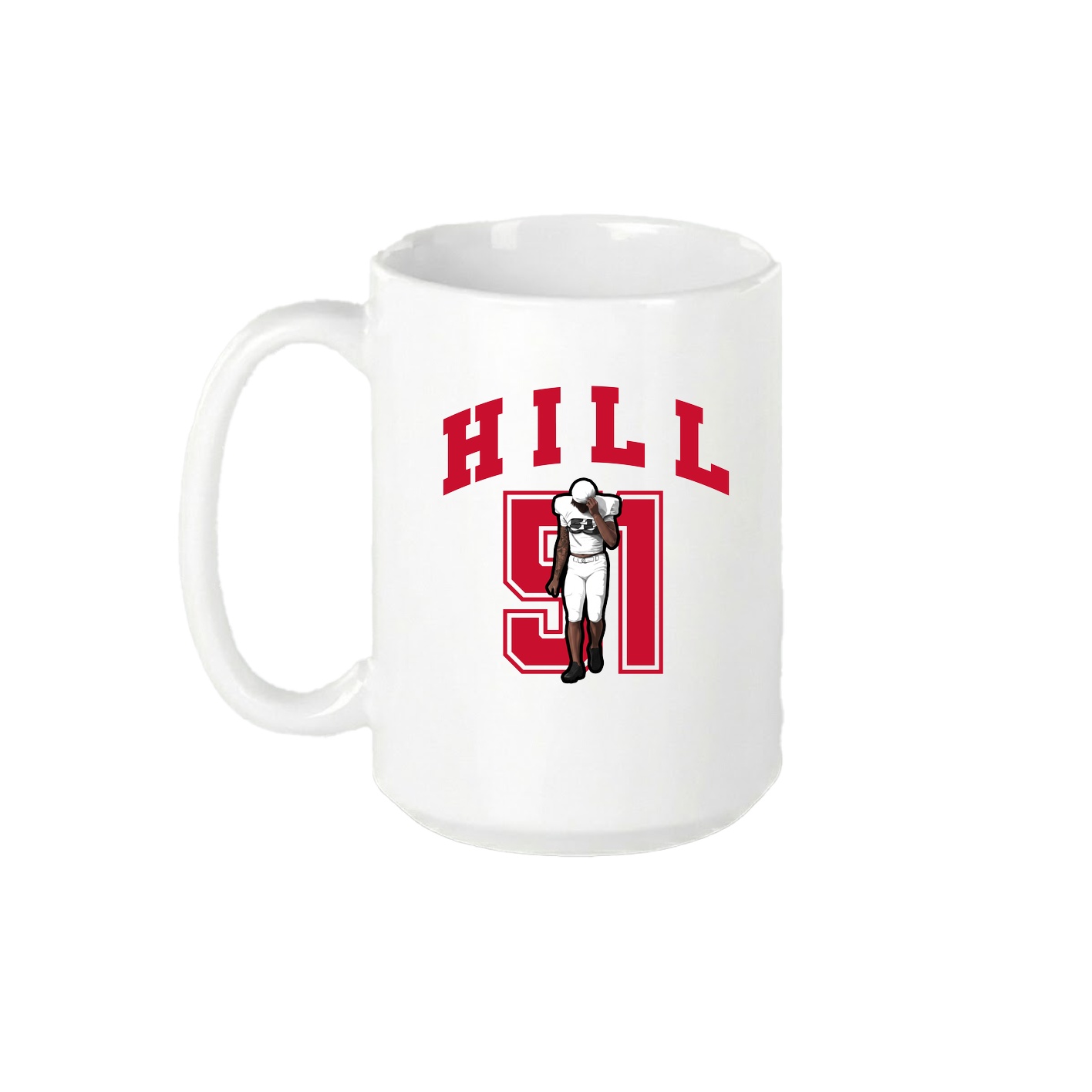 15oz Coffee Mug — Number in White