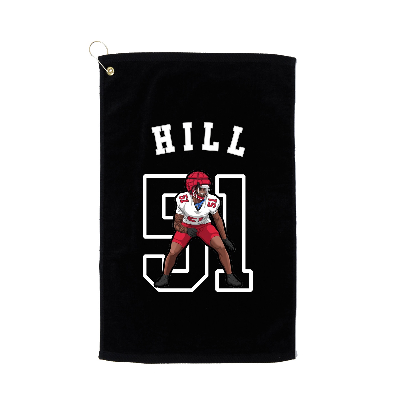 Golf Towel — Shirsey Arch in Black
