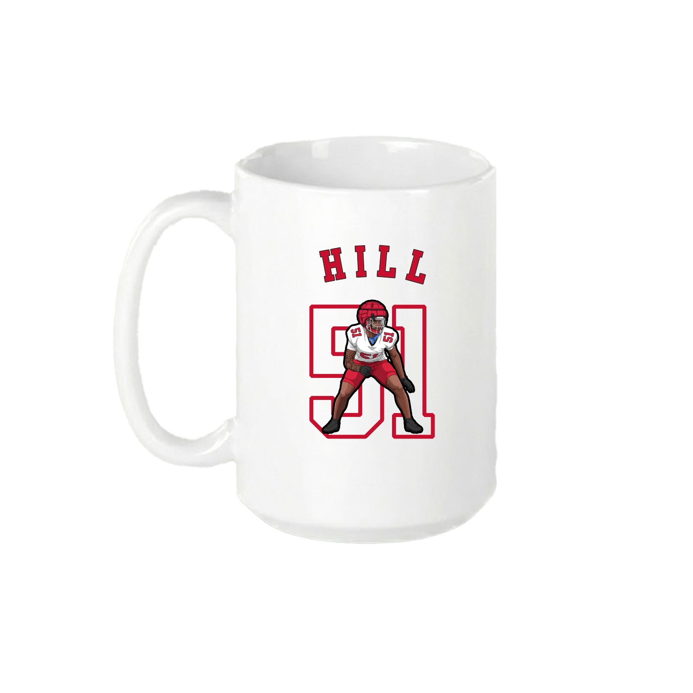 15oz Coffee Mug — Shirsey Arch in White