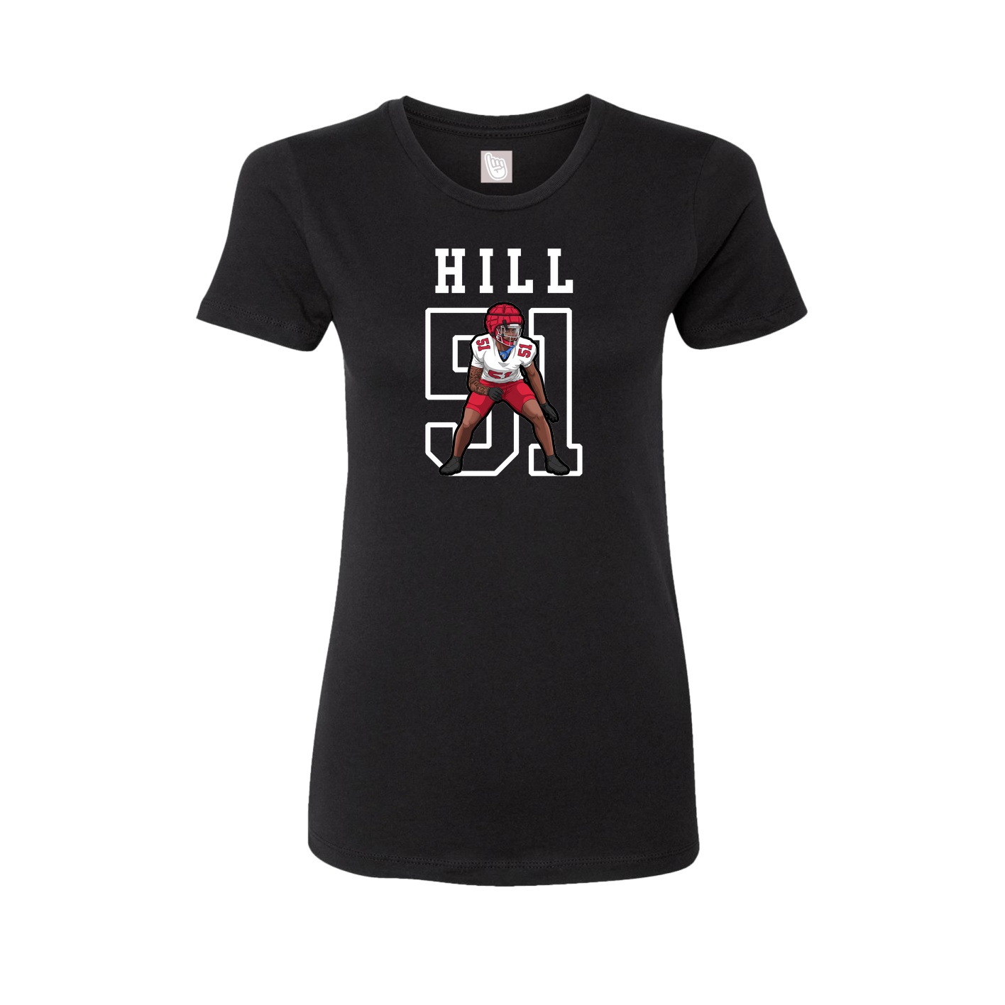 Fitted Women's Tee — Shirsey in Black