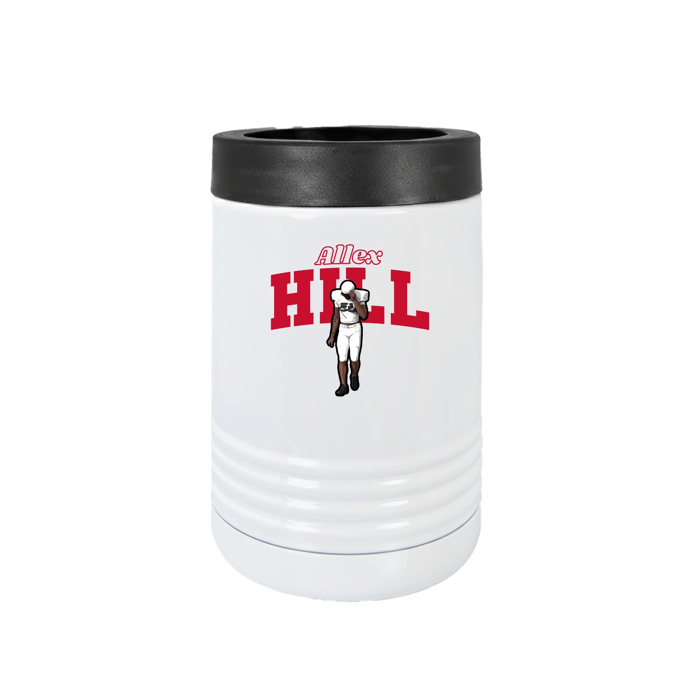 Beverage Holder — Name Arch in White