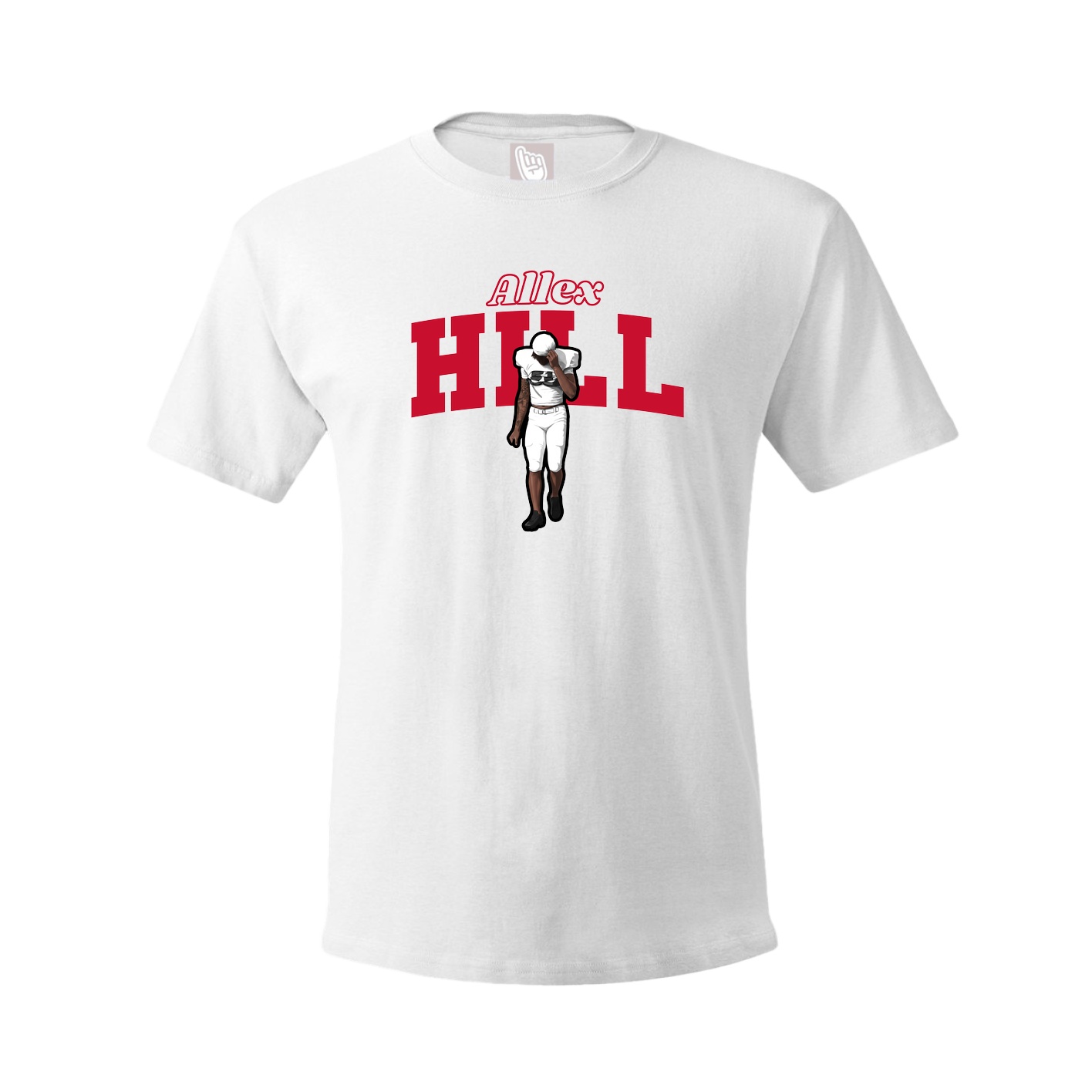 Tee — Name Arch in White