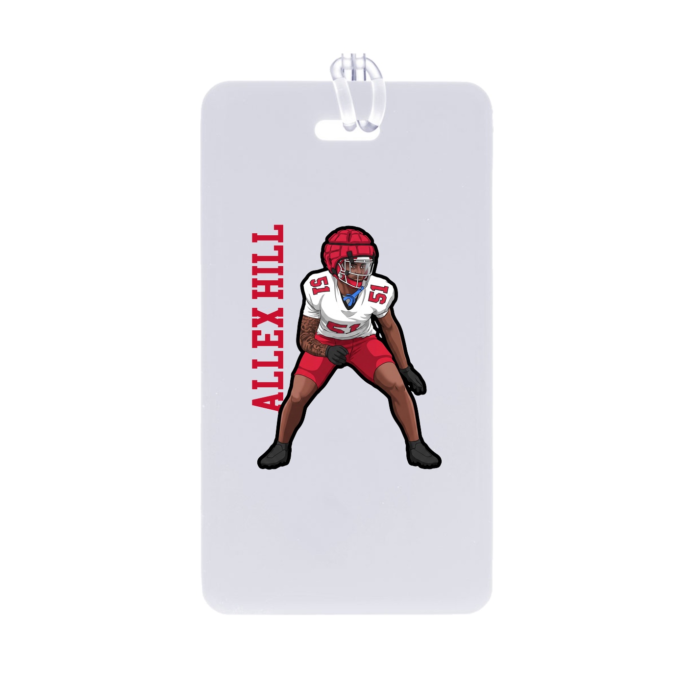 Bag Tag — Name Vertical in Classic