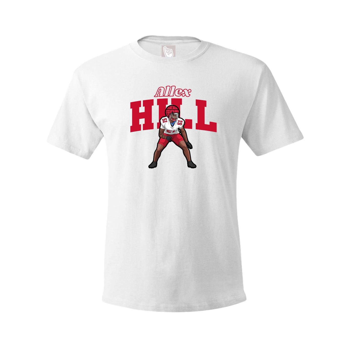 Tee — Name Arch in White